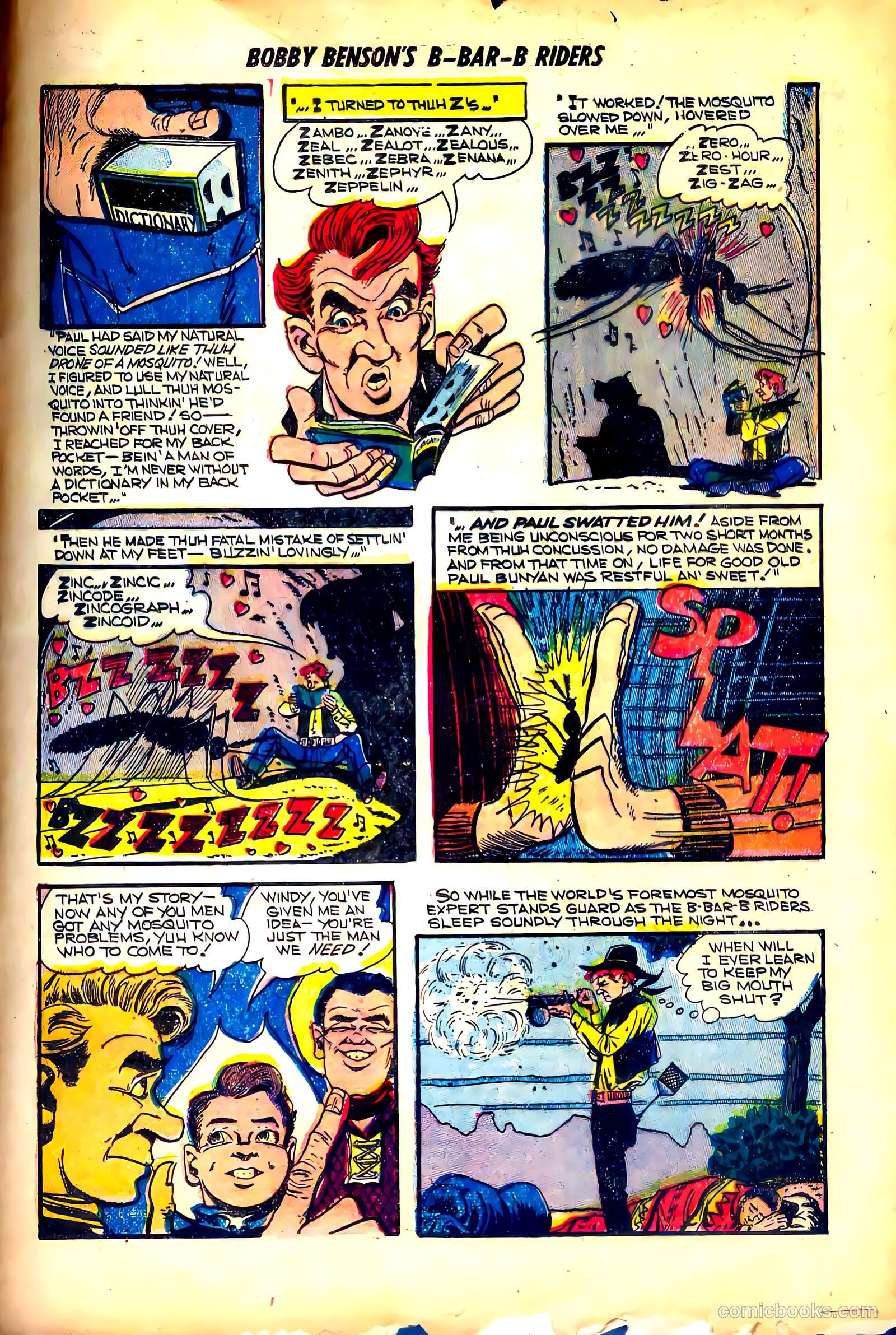 Bobby Benson's B-Bar-B Riders #17 (1952) — page 33 of 36