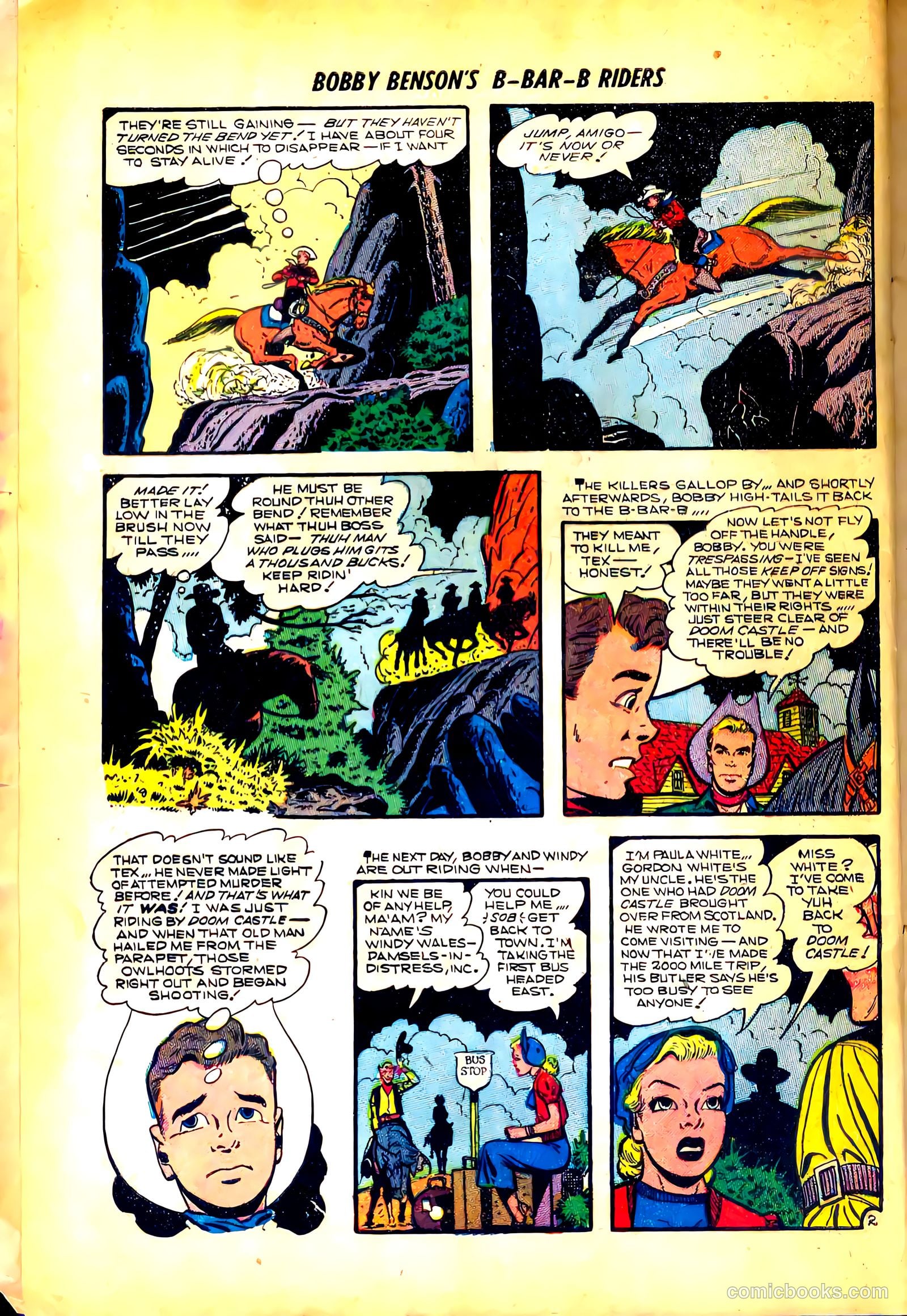 Bobby Benson's B-Bar-B Riders #18 (1953) — page 4 of 36
