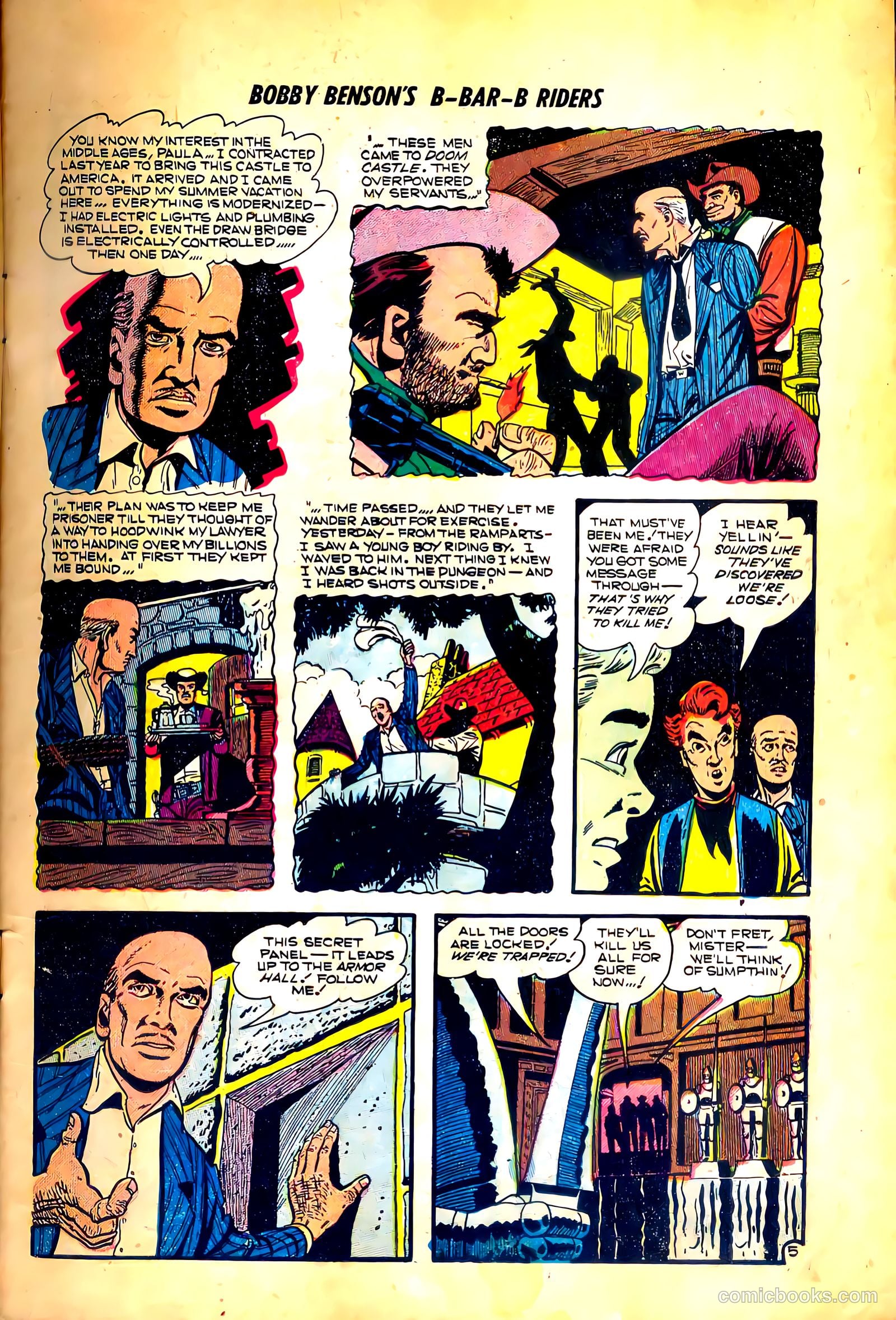 Bobby Benson's B-Bar-B Riders #18 (1953) — page 7 of 36