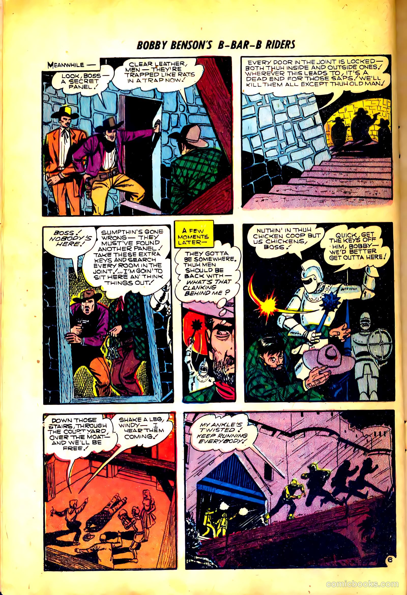 Bobby Benson's B-Bar-B Riders #18 (1953) — page 8 of 36