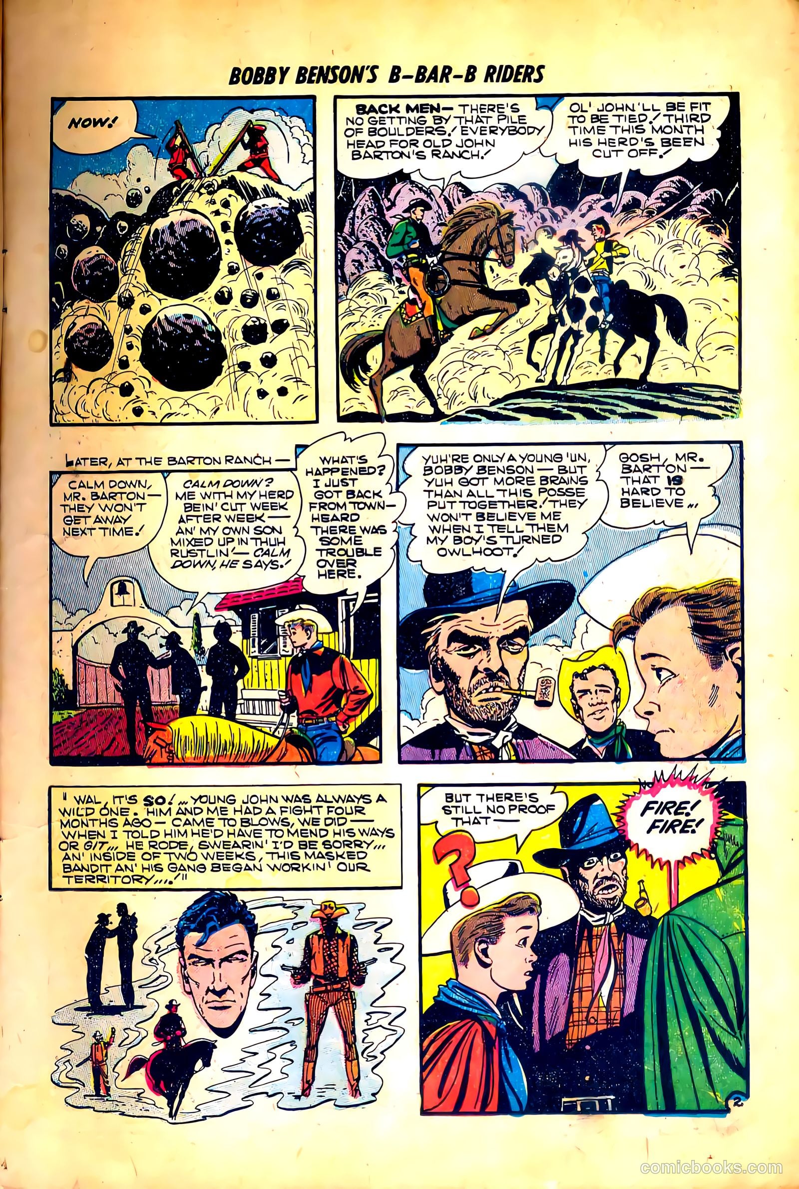 Bobby Benson's B-Bar-B Riders #18 (1953) — page 11 of 36