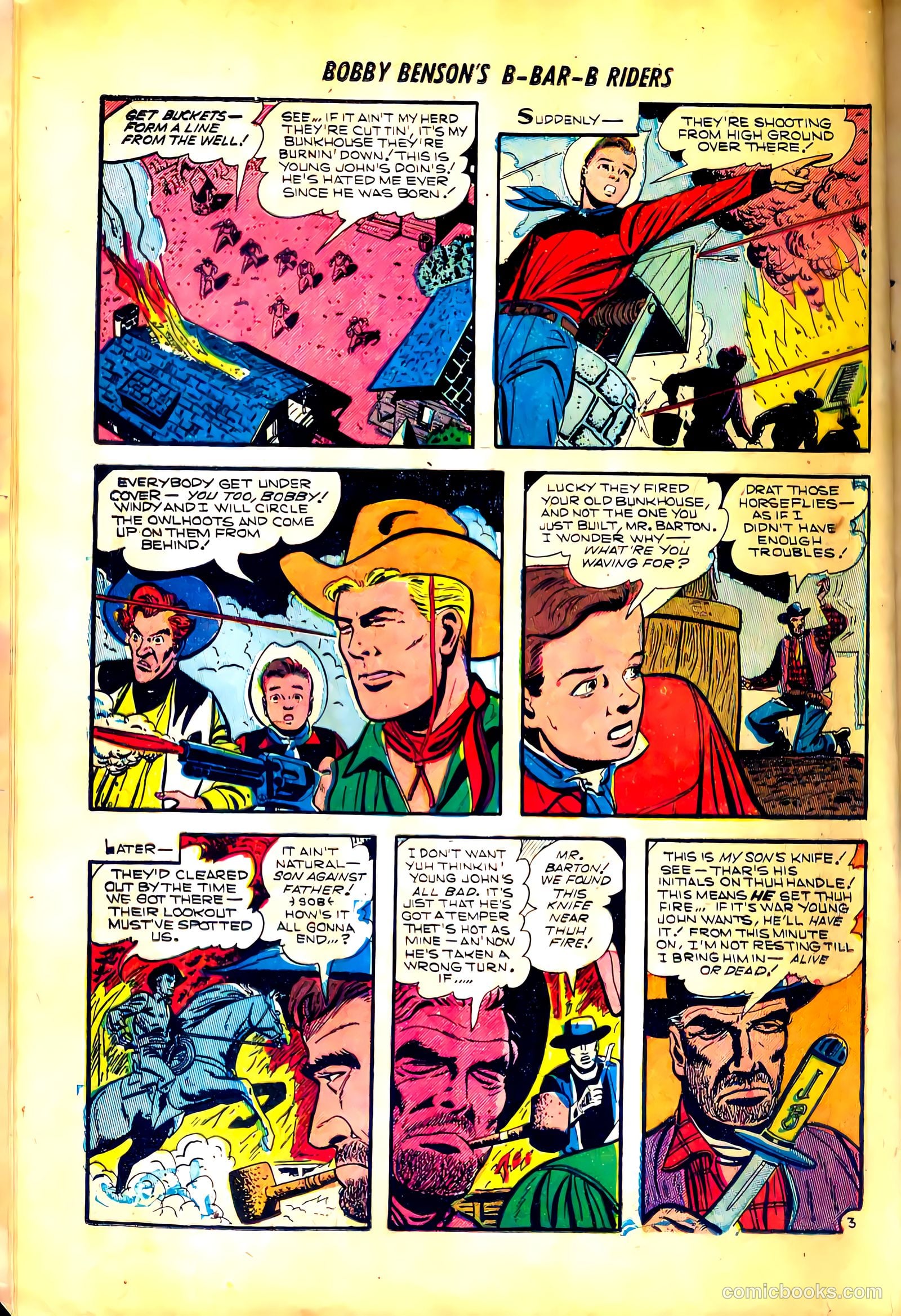 Bobby Benson's B-Bar-B Riders #18 (1953) — page 12 of 36