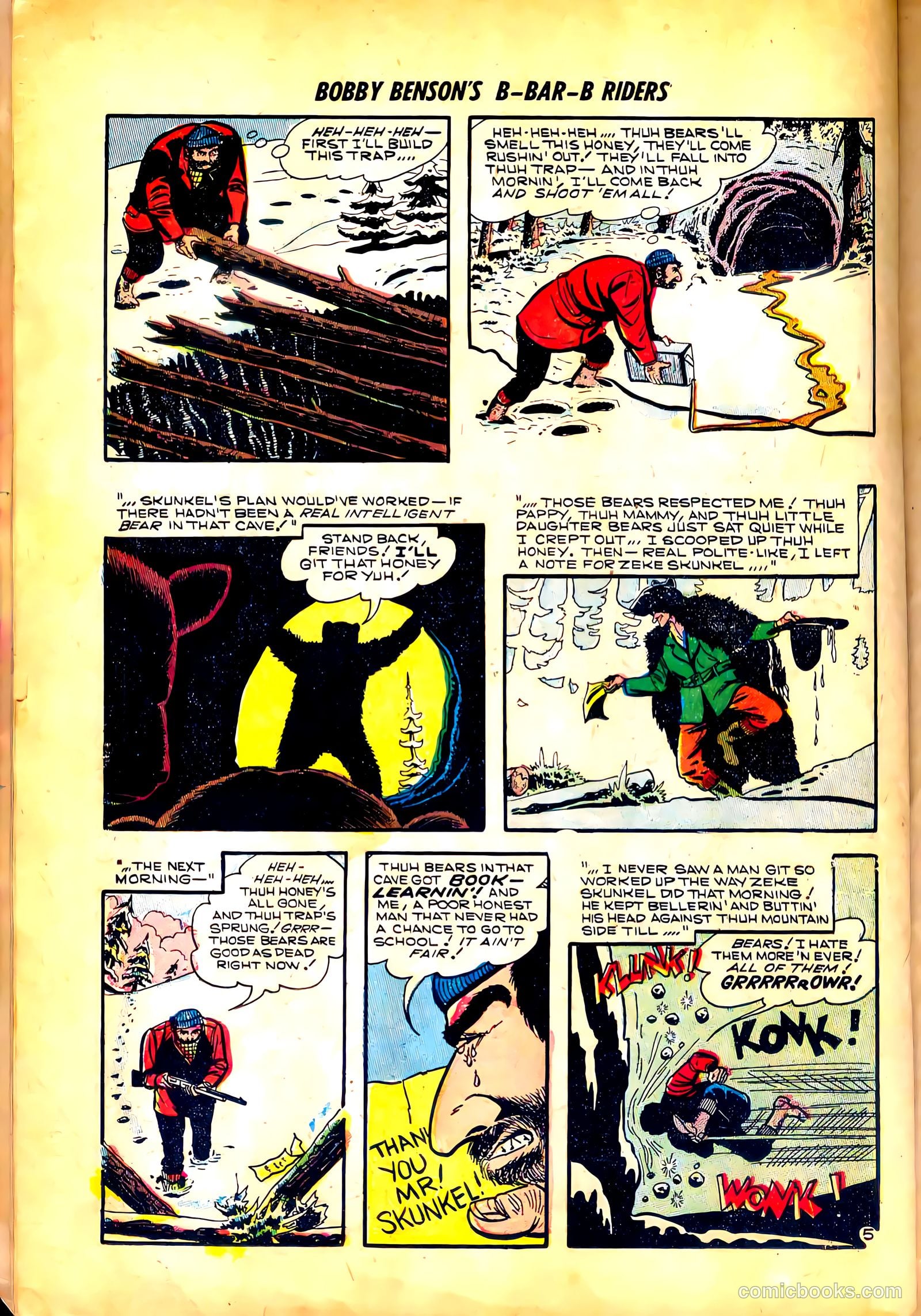 Bobby Benson's B-Bar-B Riders #18 (1953) — page 22 of 36