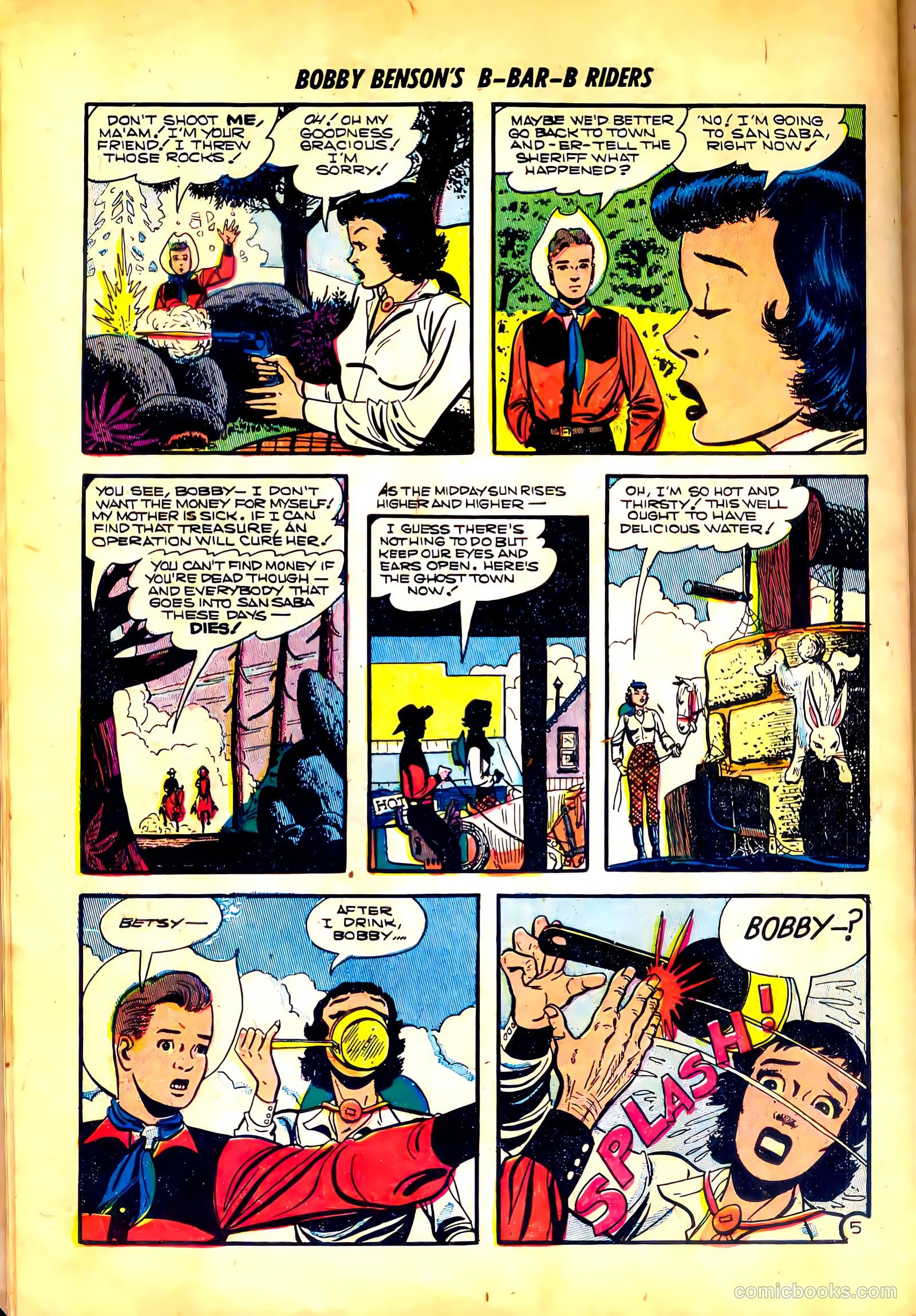 Bobby Benson's B-Bar-B Riders #18 (1953) — page 30 of 36
