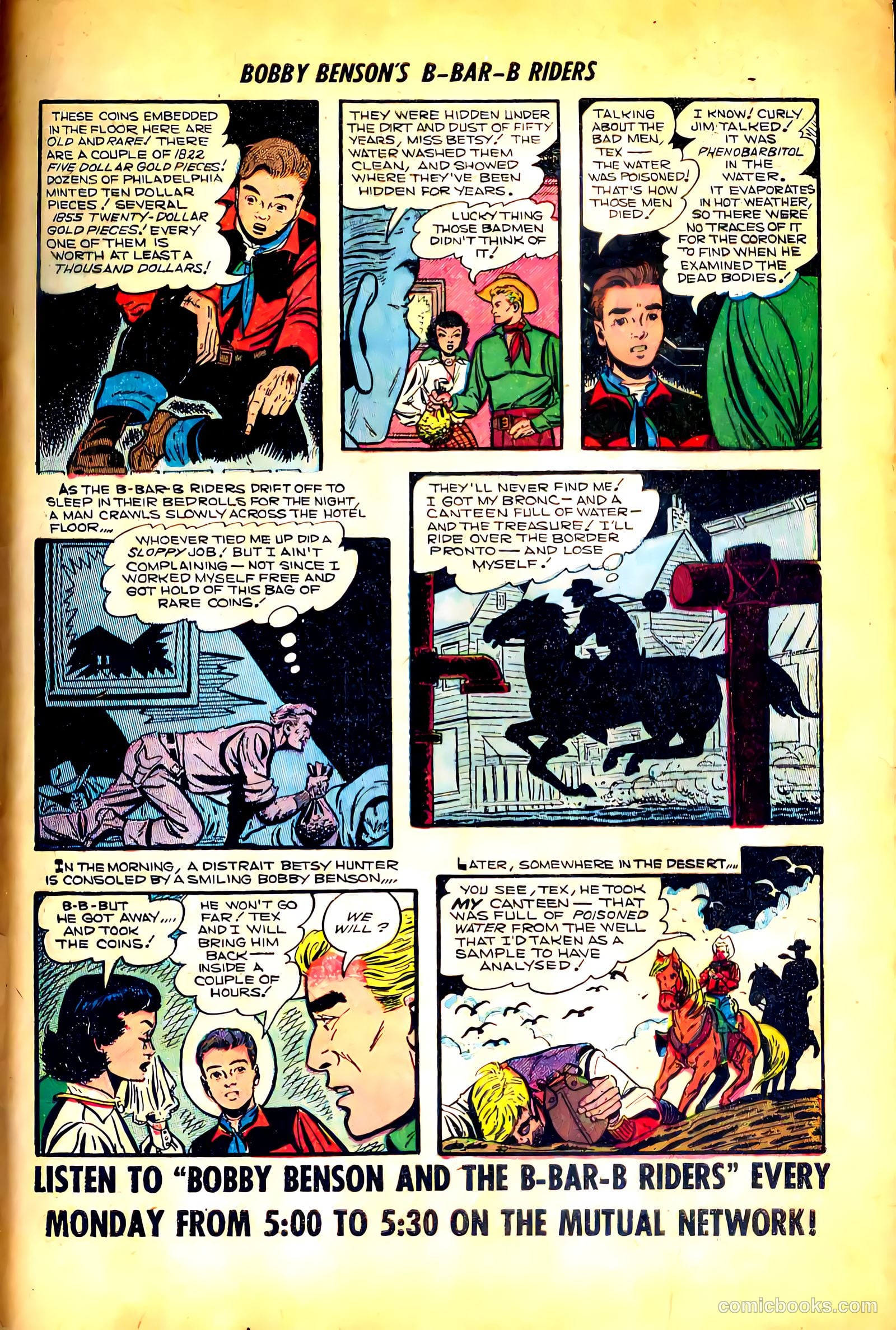 Bobby Benson's B-Bar-B Riders #18 (1953) — page 33 of 36