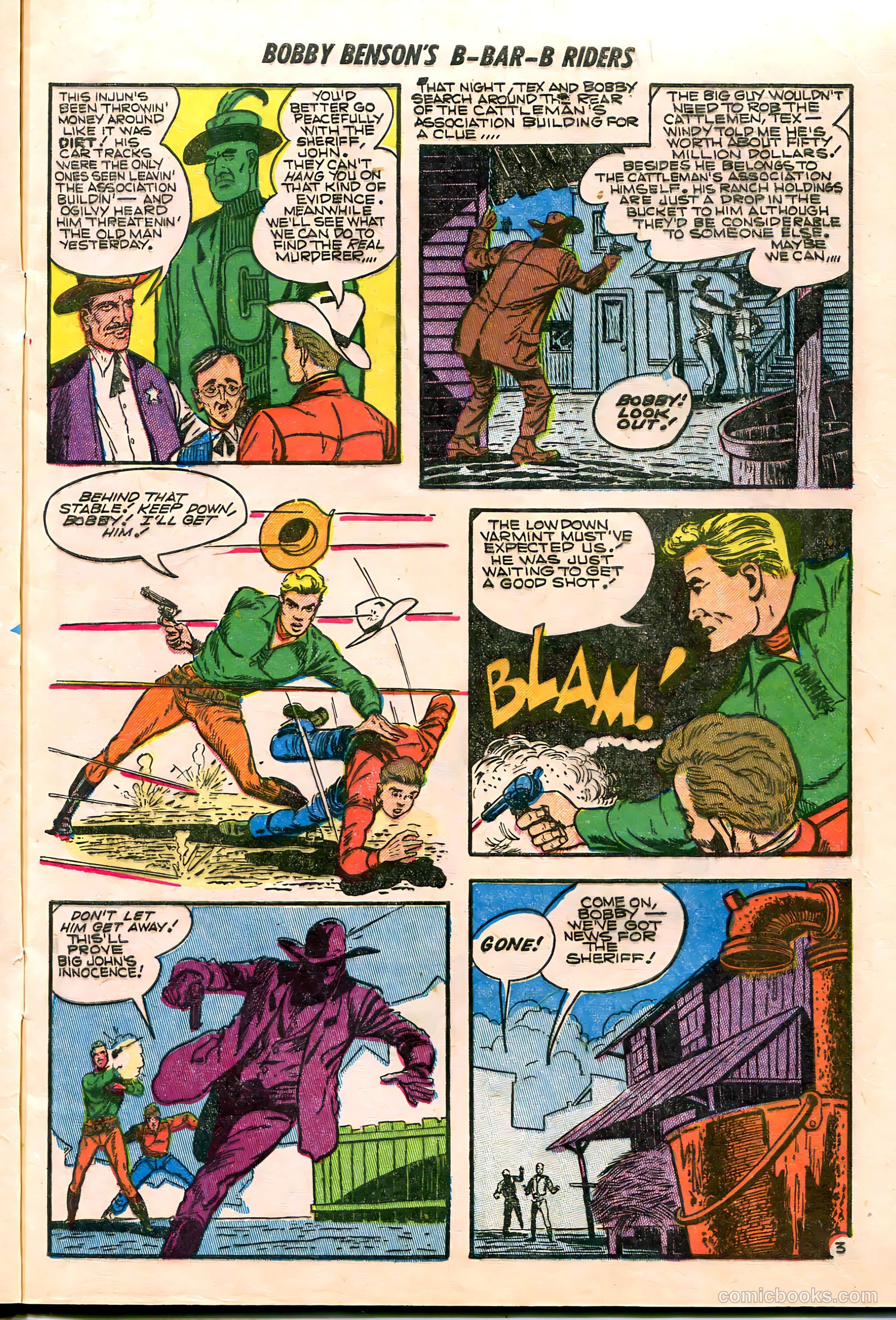 Bobby Benson's B-Bar-B Riders #19 (1953) — page 5 of 36