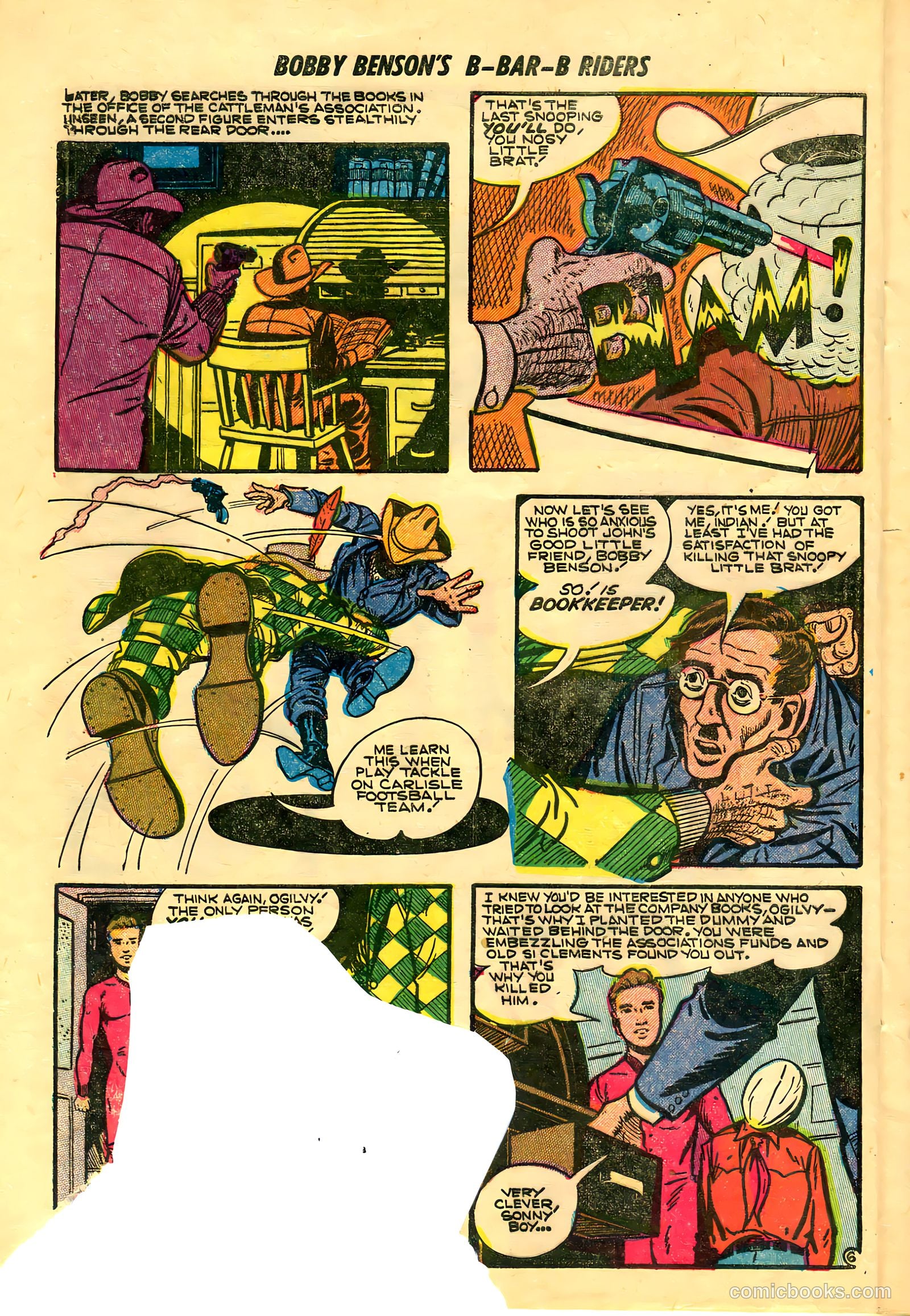 Bobby Benson's B-Bar-B Riders #19 (1953) — page 8 of 36