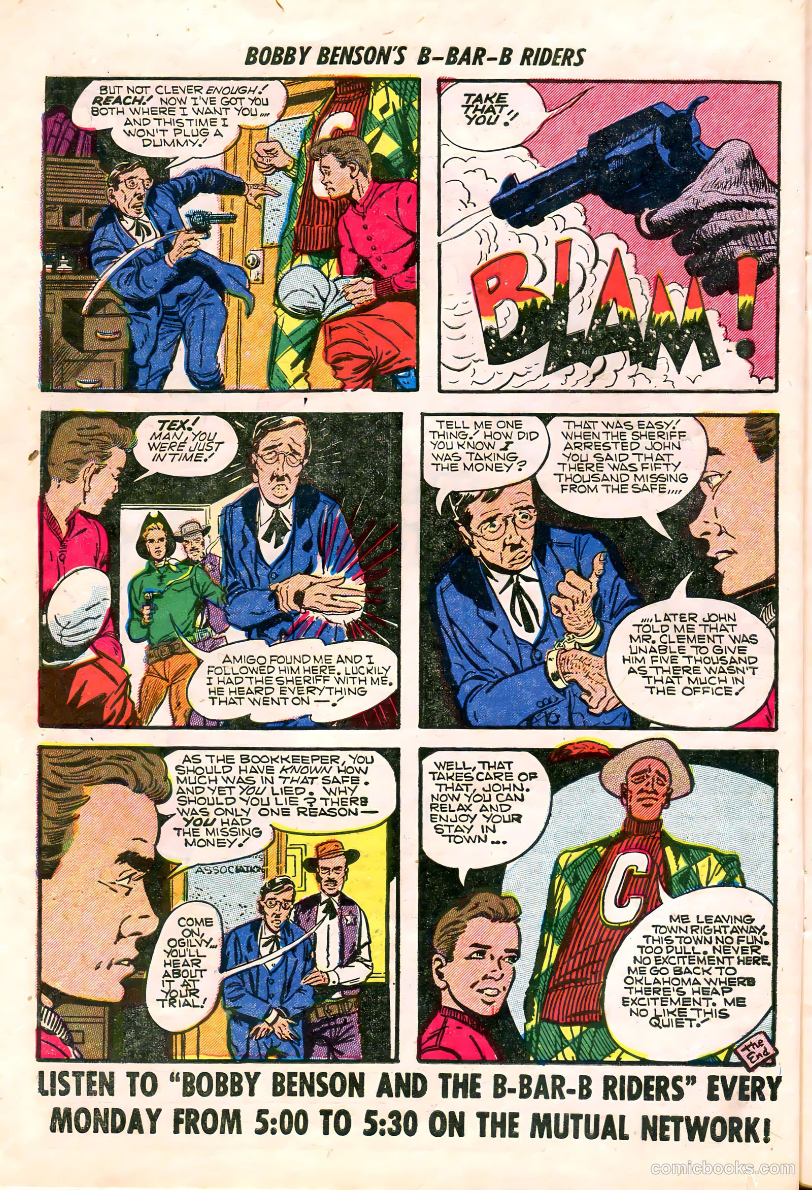 Bobby Benson's B-Bar-B Riders #19 (1953) — page 9 of 36