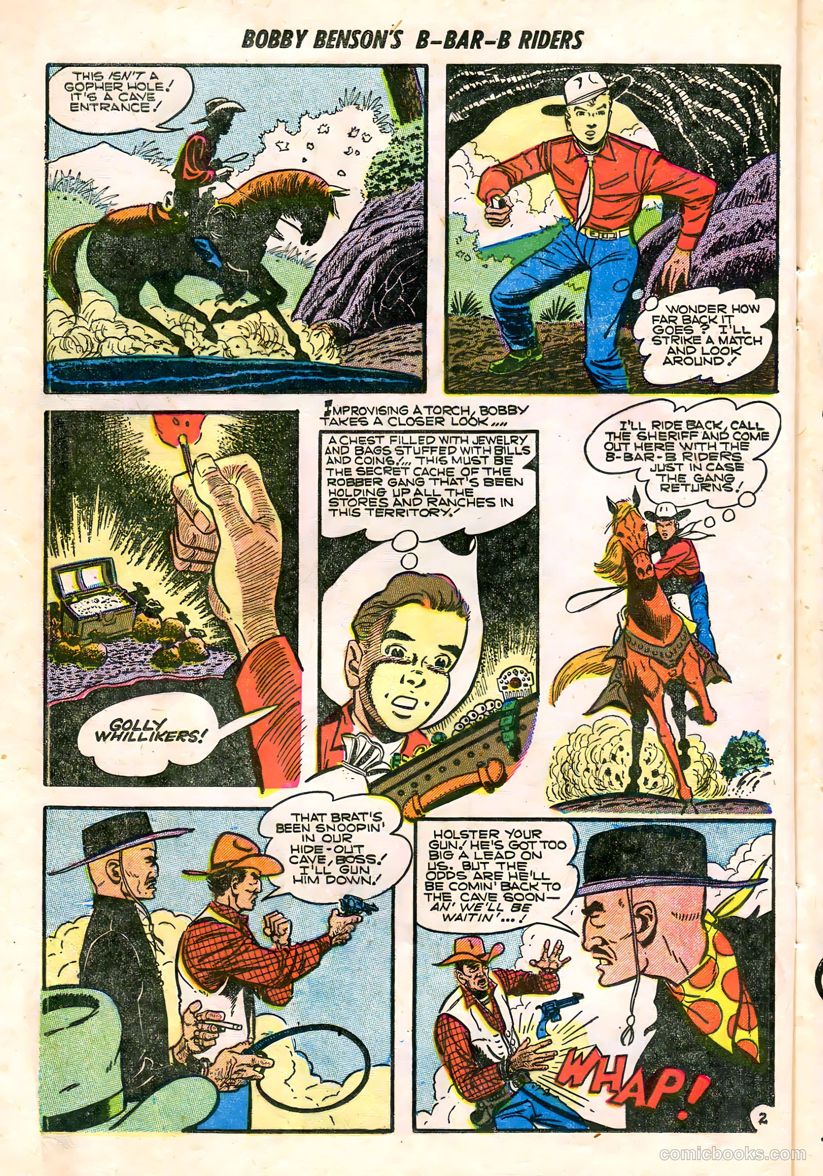 Bobby Benson's B-Bar-B Riders #19 (1953) — page 12 of 36