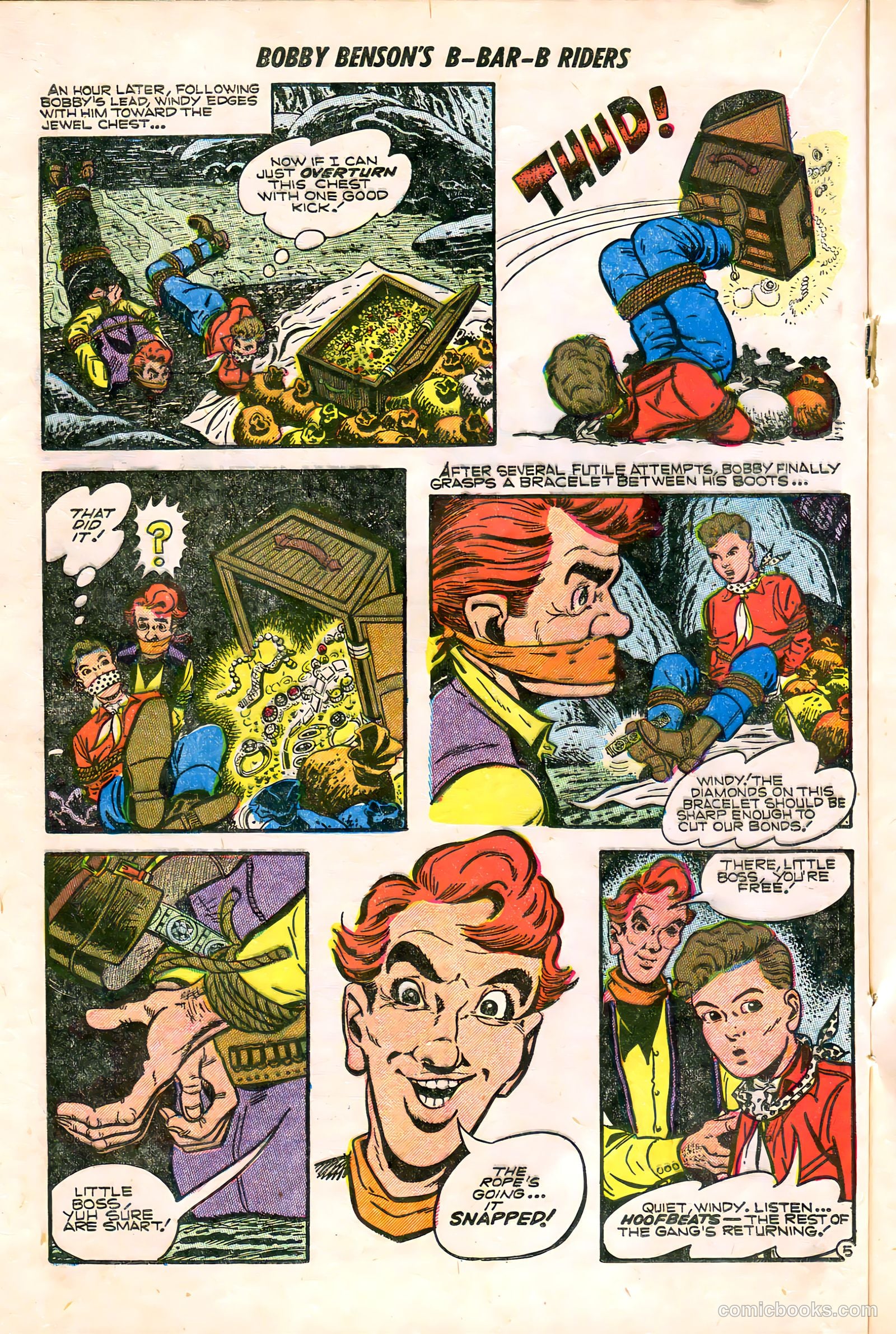 Bobby Benson's B-Bar-B Riders #19 (1953) — page 15 of 36