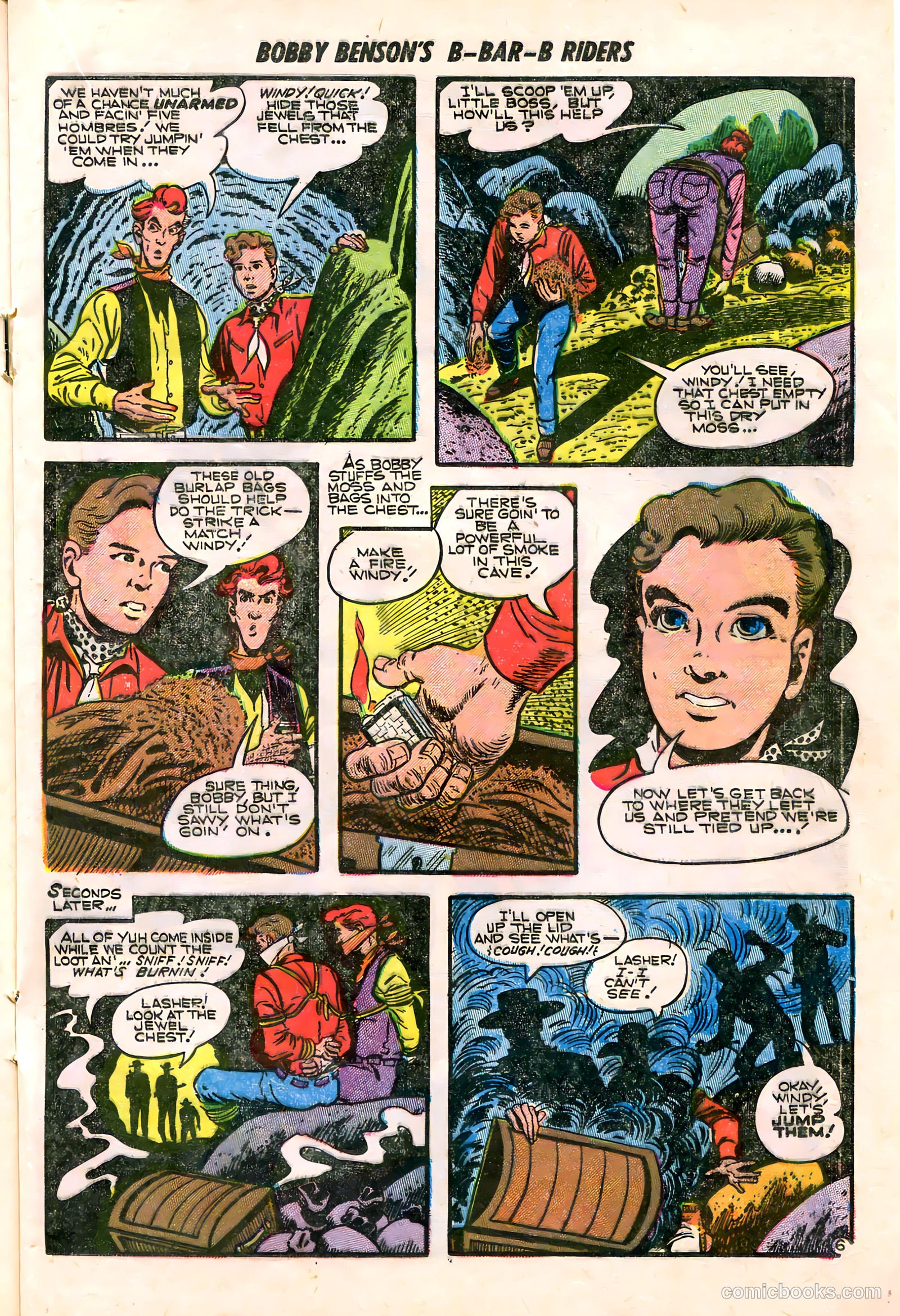 Bobby Benson's B-Bar-B Riders #19 (1953) — page 16 of 36