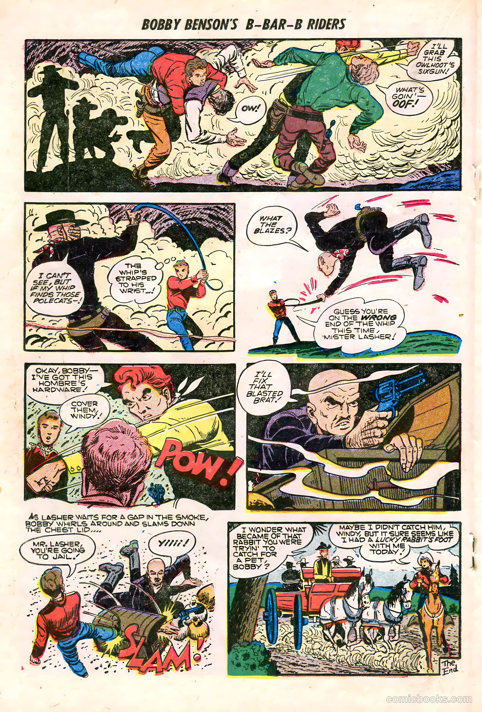 Bobby Benson's B-Bar-B Riders #19 (1953) — page 17 of 36