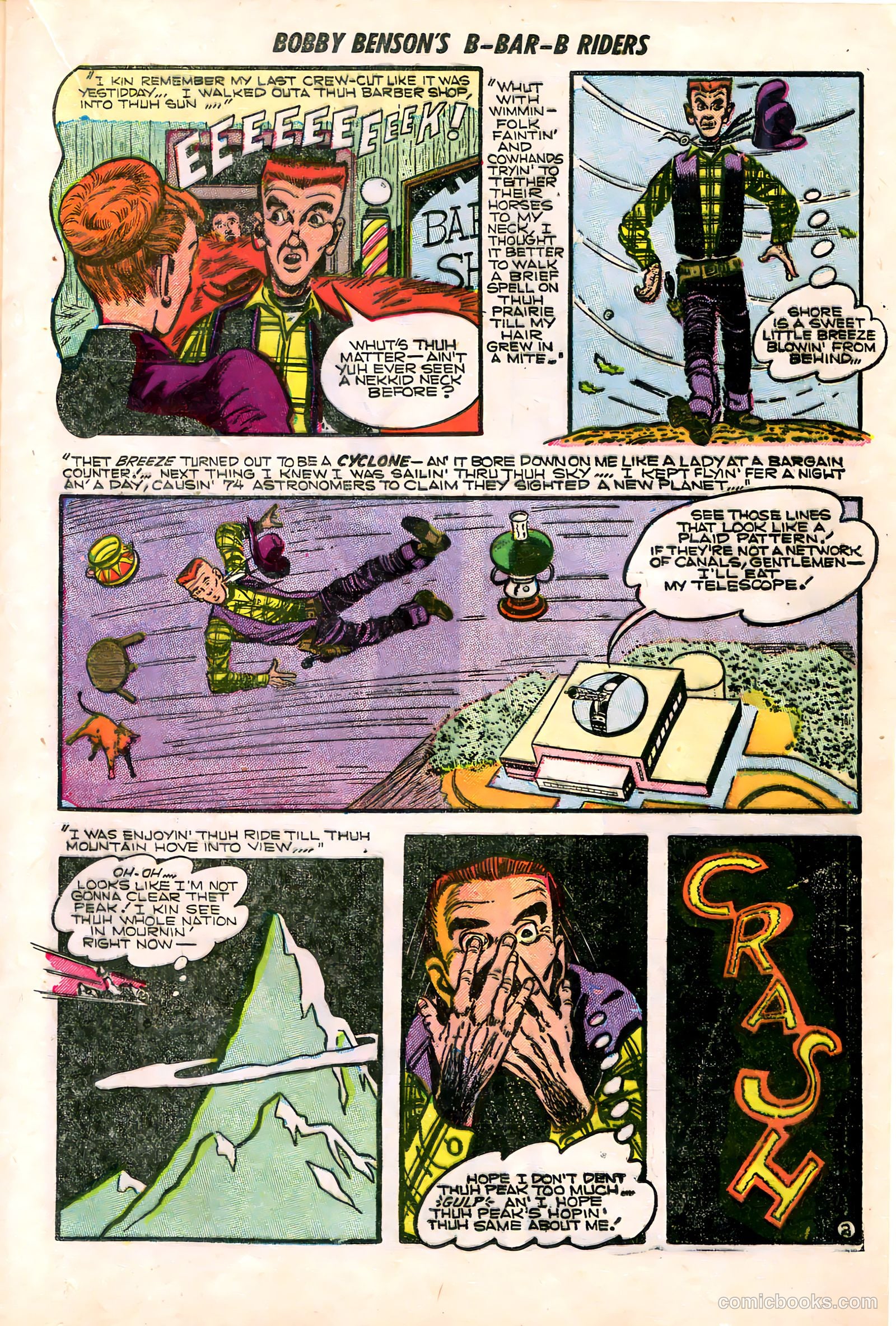 Bobby Benson's B-Bar-B Riders #19 (1953) — page 21 of 36