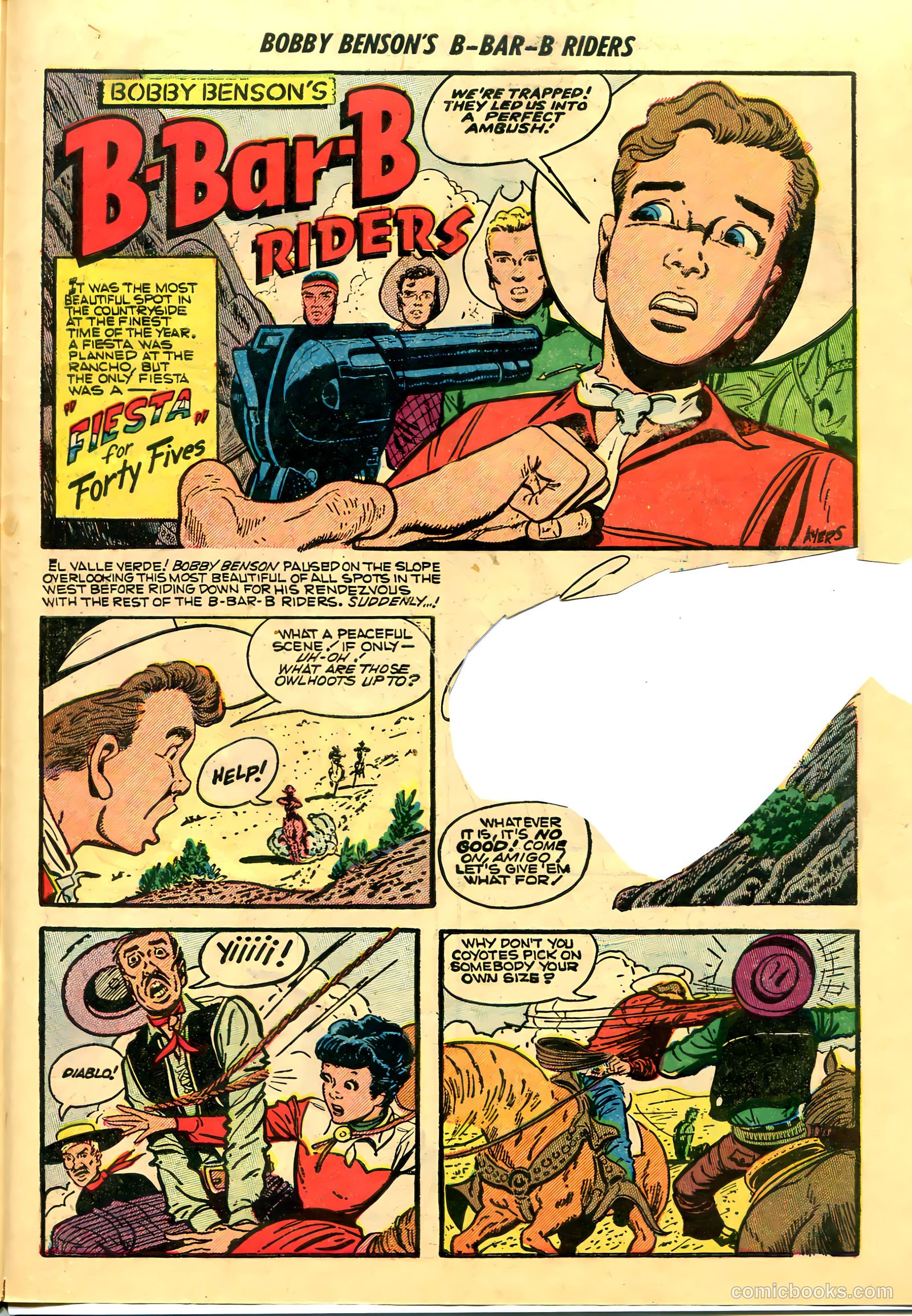 Bobby Benson's B-Bar-B Riders #19 (1953) — page 27 of 36