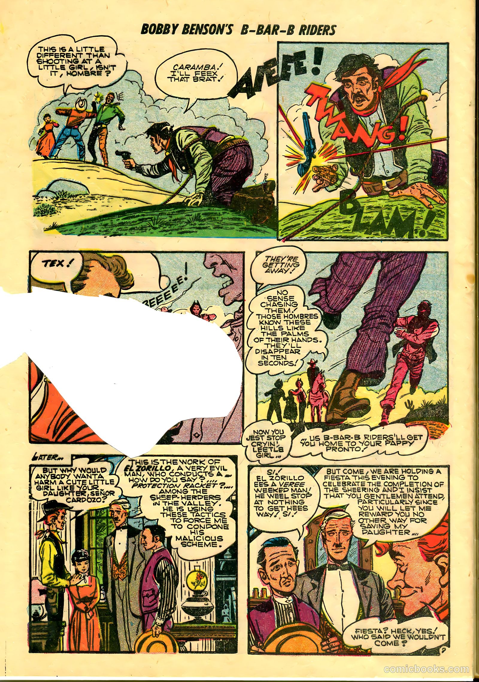 Bobby Benson's B-Bar-B Riders #19 (1953) — page 28 of 36