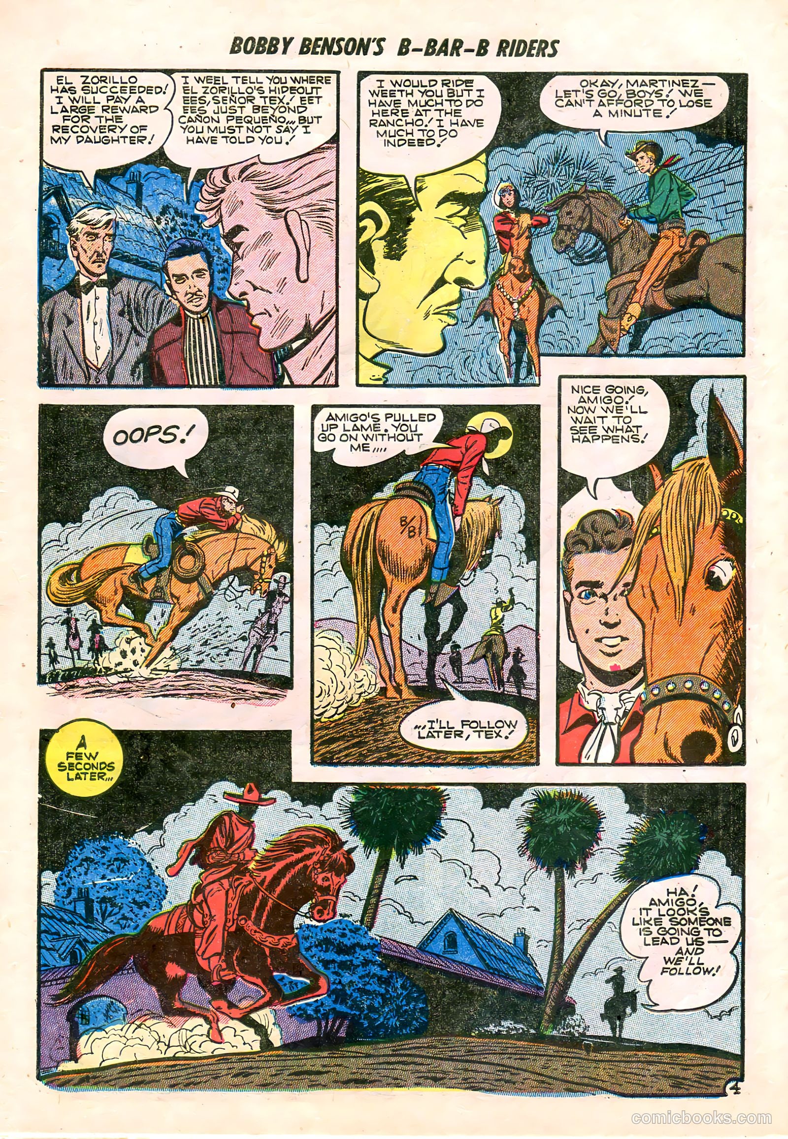 Bobby Benson's B-Bar-B Riders #19 (1953) — page 30 of 36