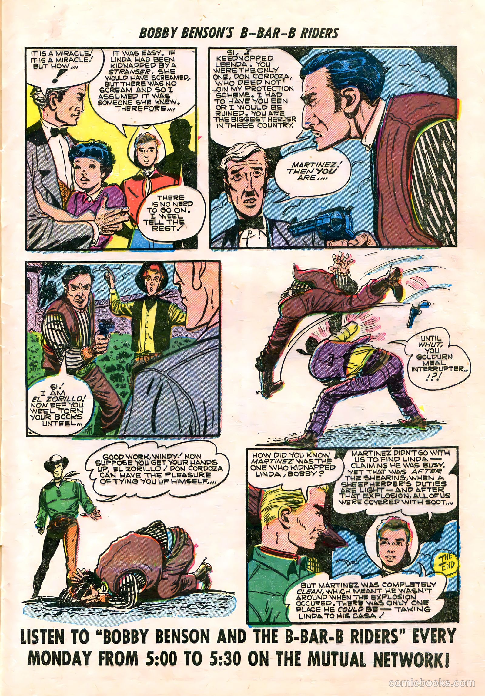 Bobby Benson's B-Bar-B Riders #19 (1953) — page 33 of 36