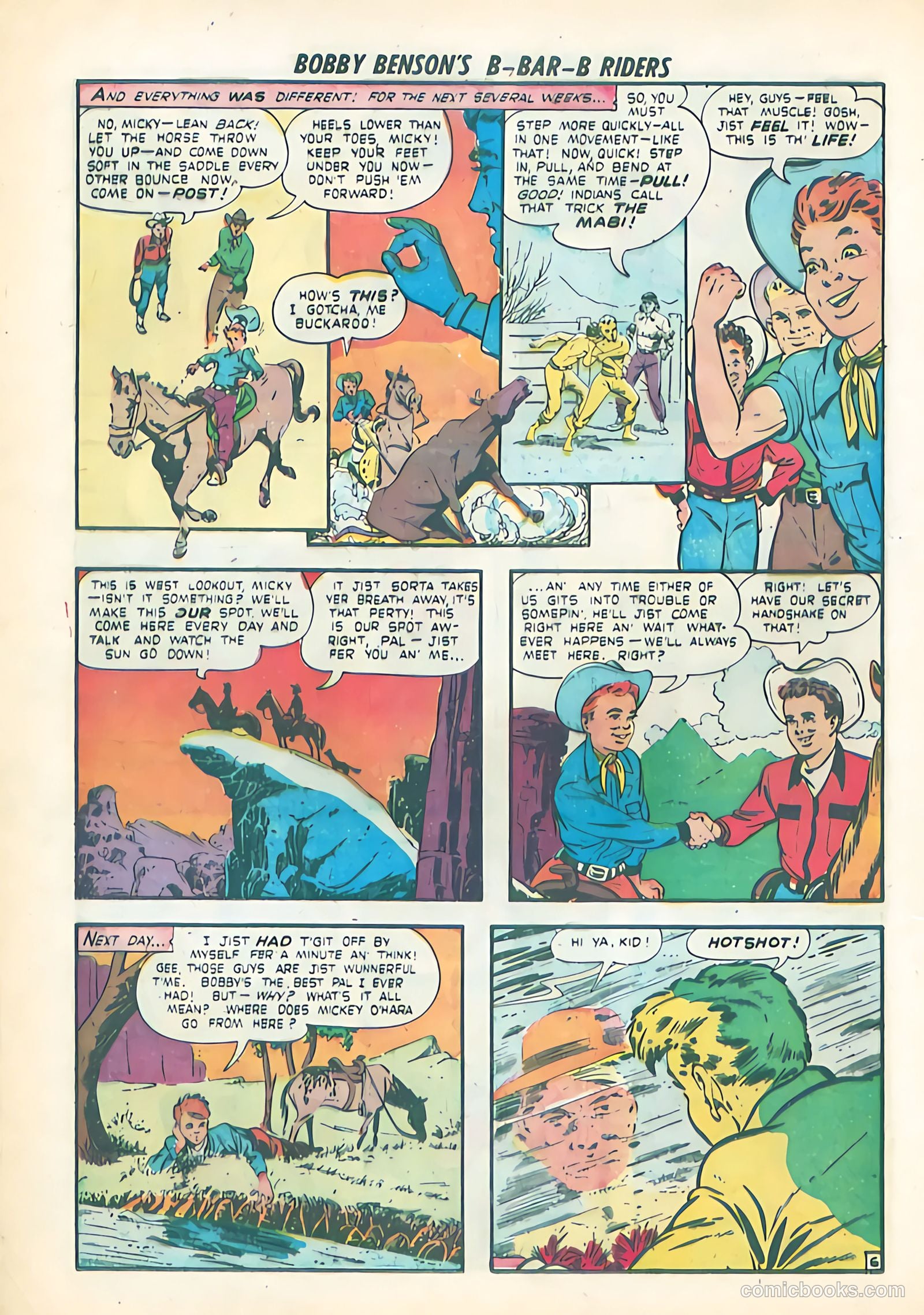 Bobby Benson's B-Bar-B Riders #2 (1950) — page 8 of 36
