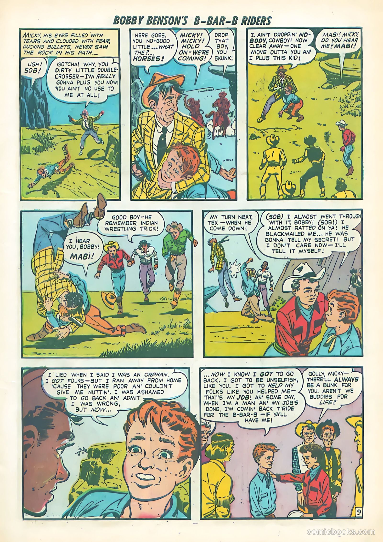 Bobby Benson's B-Bar-B Riders #2 (1950) — page 11 of 36
