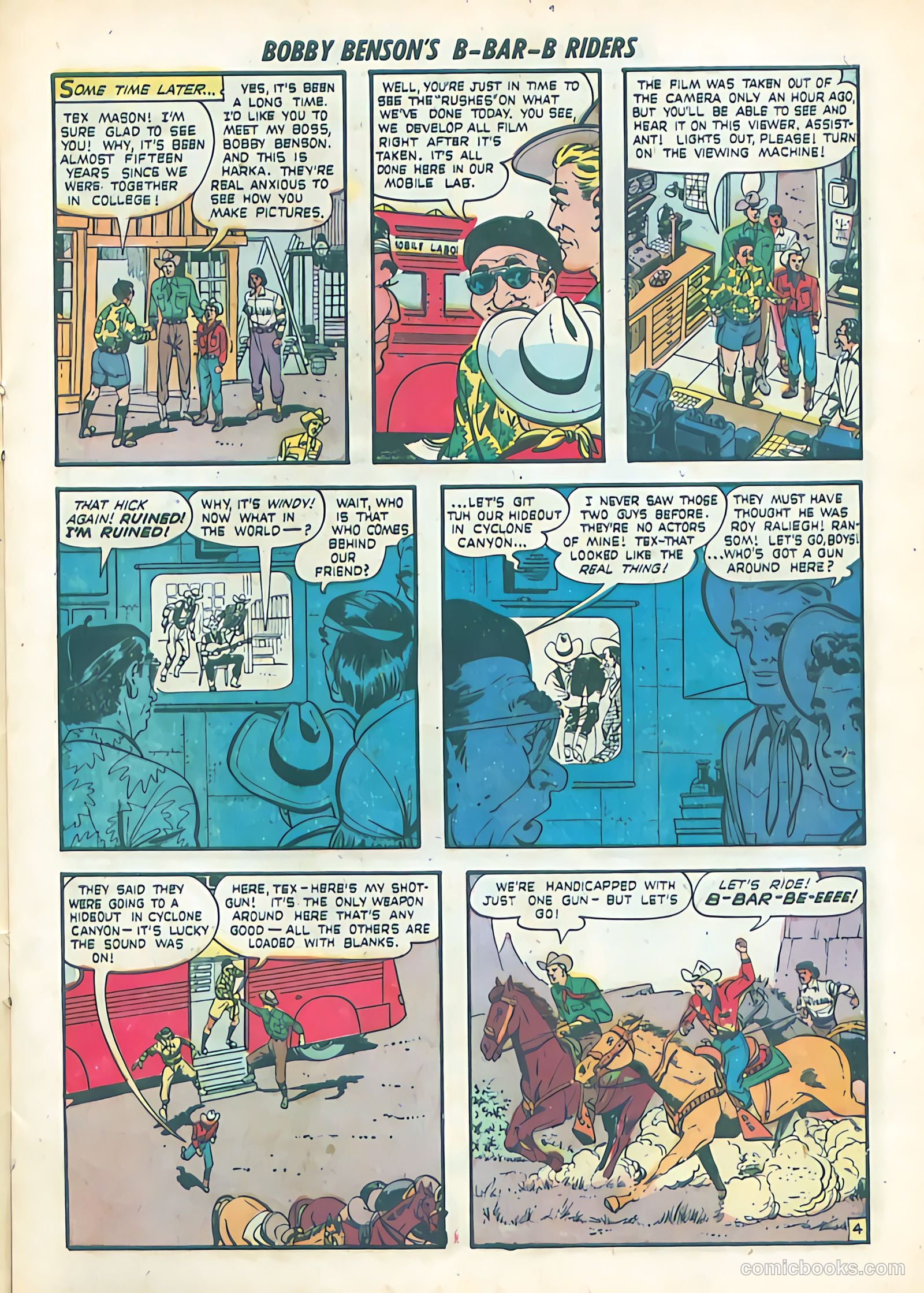 Bobby Benson's B-Bar-B Riders #2 (1950) — page 15 of 36