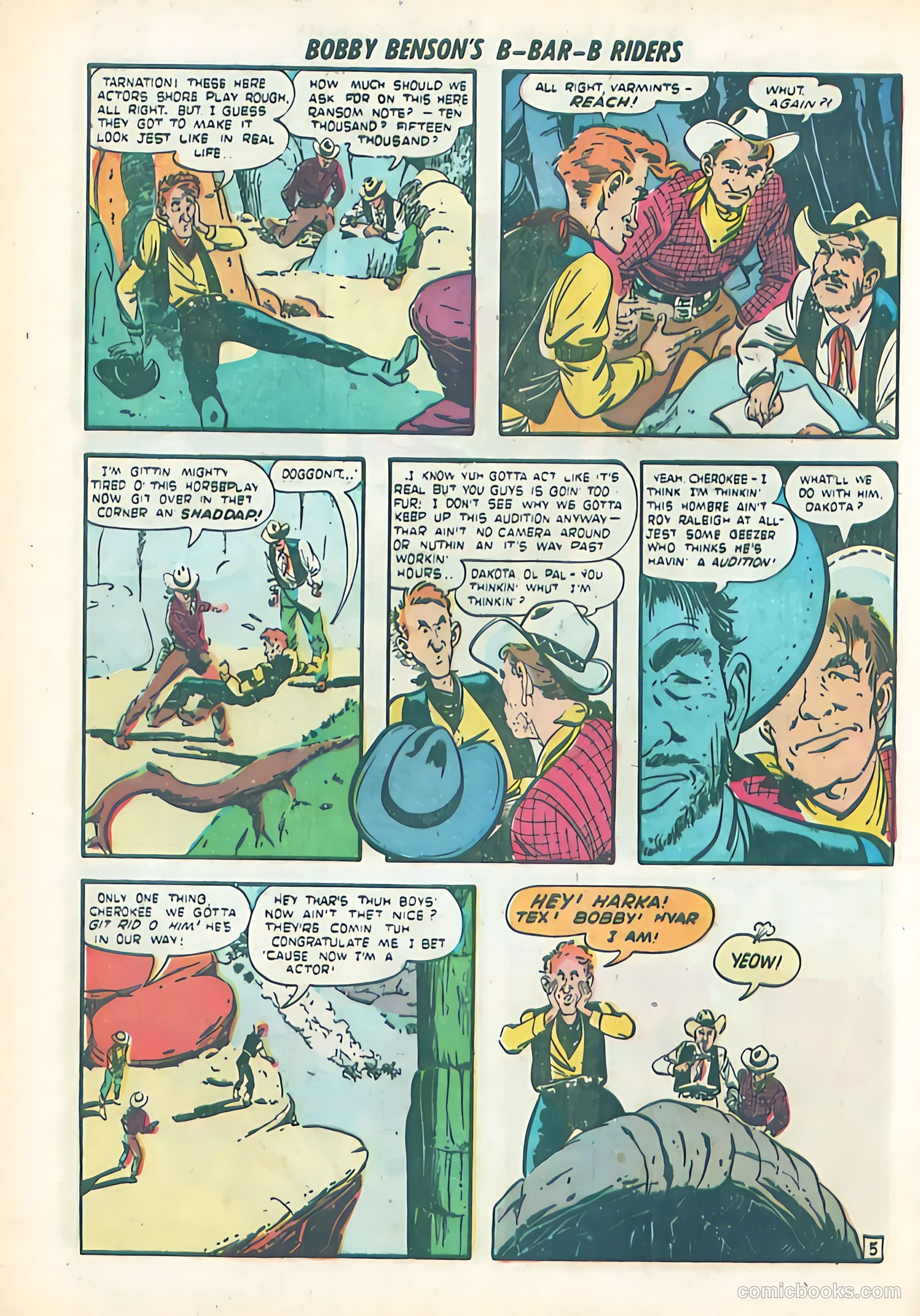 Bobby Benson's B-Bar-B Riders #2 (1950) — page 16 of 36