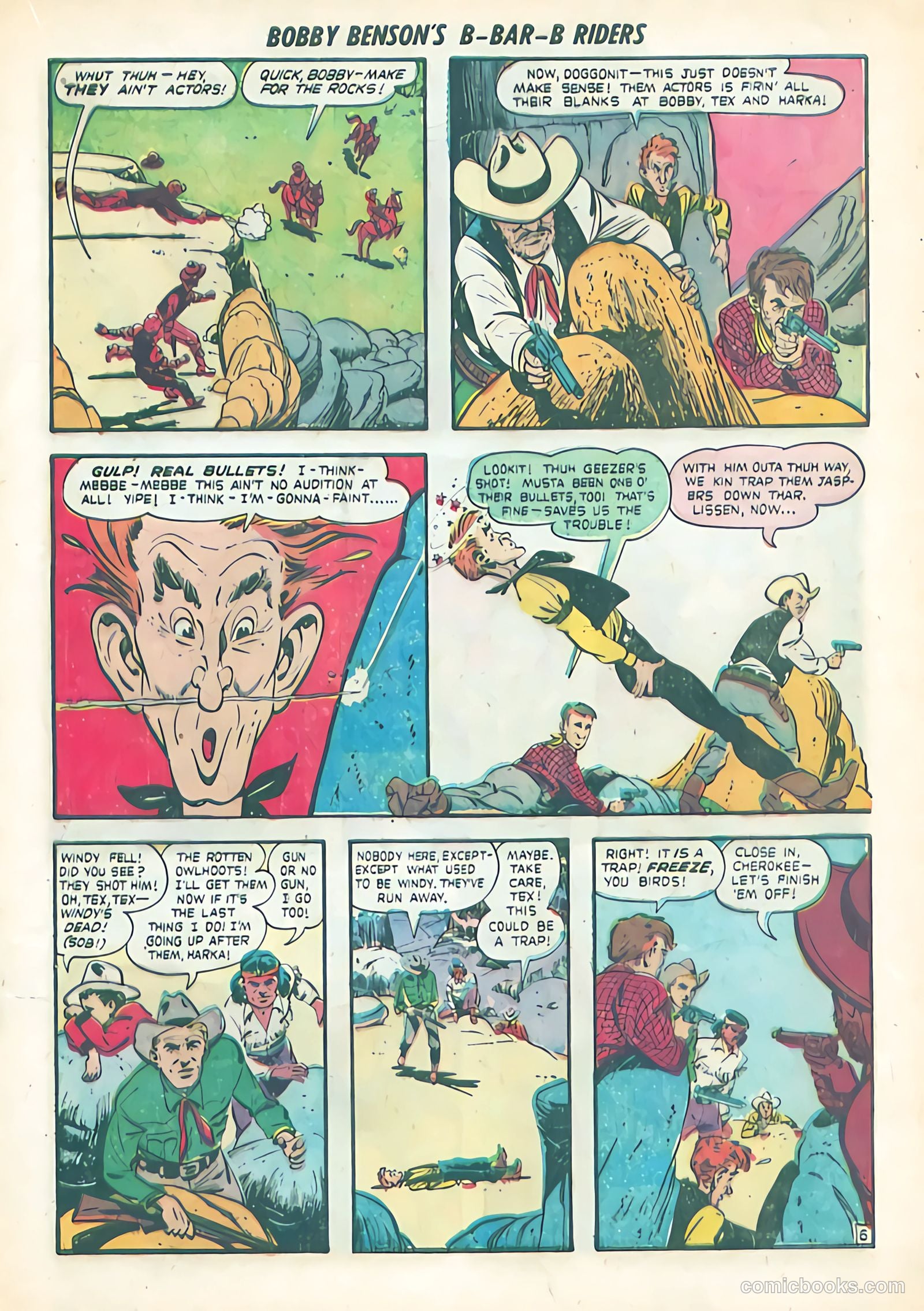 Bobby Benson's B-Bar-B Riders #2 (1950) — page 17 of 36