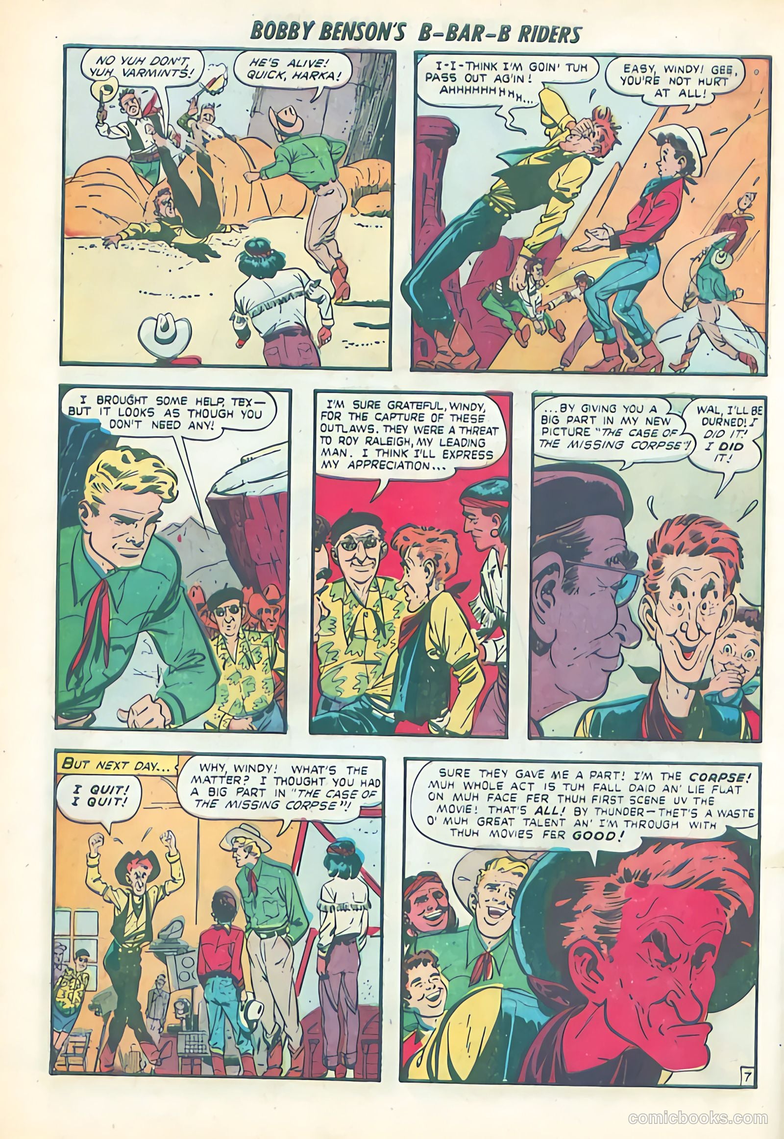 Bobby Benson's B-Bar-B Riders #2 (1950) — page 18 of 36