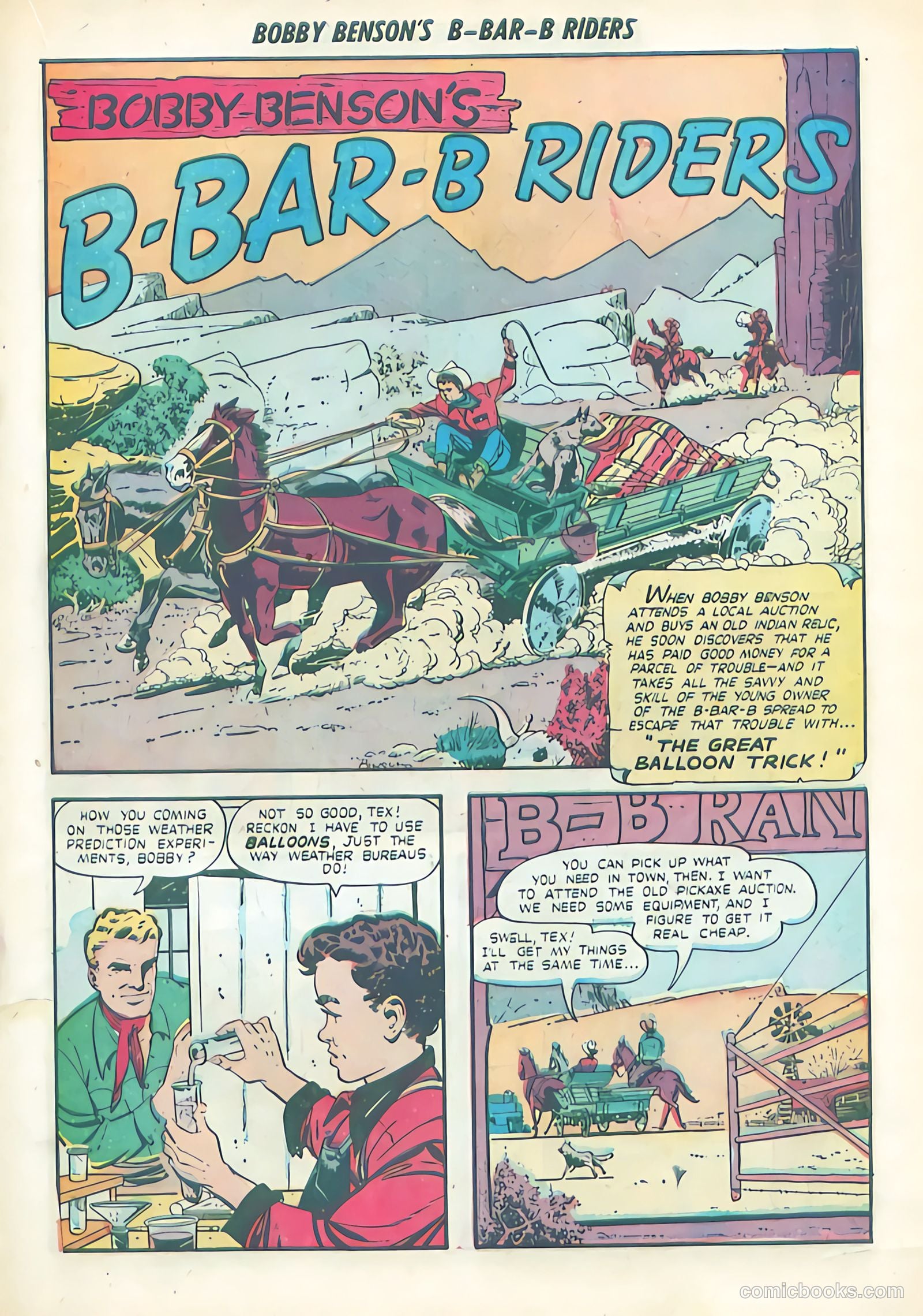 Bobby Benson's B-Bar-B Riders #2 (1950) — page 19 of 36