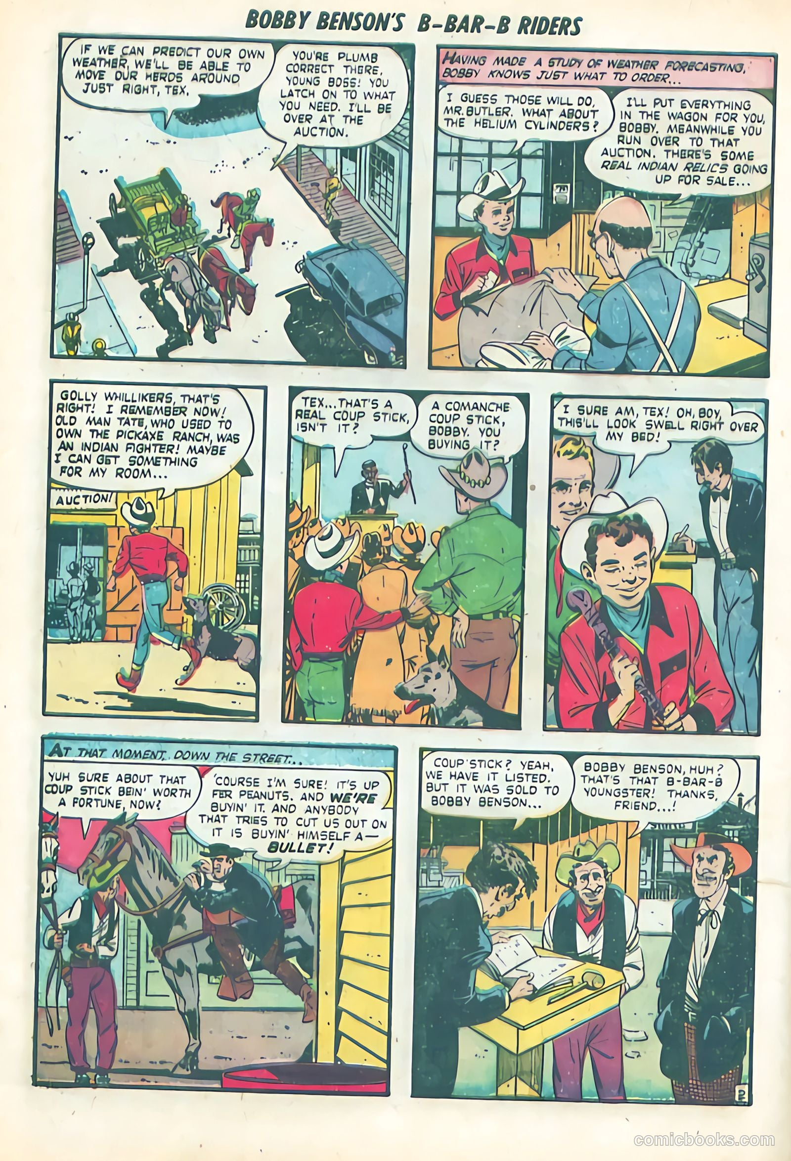 Bobby Benson's B-Bar-B Riders #2 (1950) — page 20 of 36