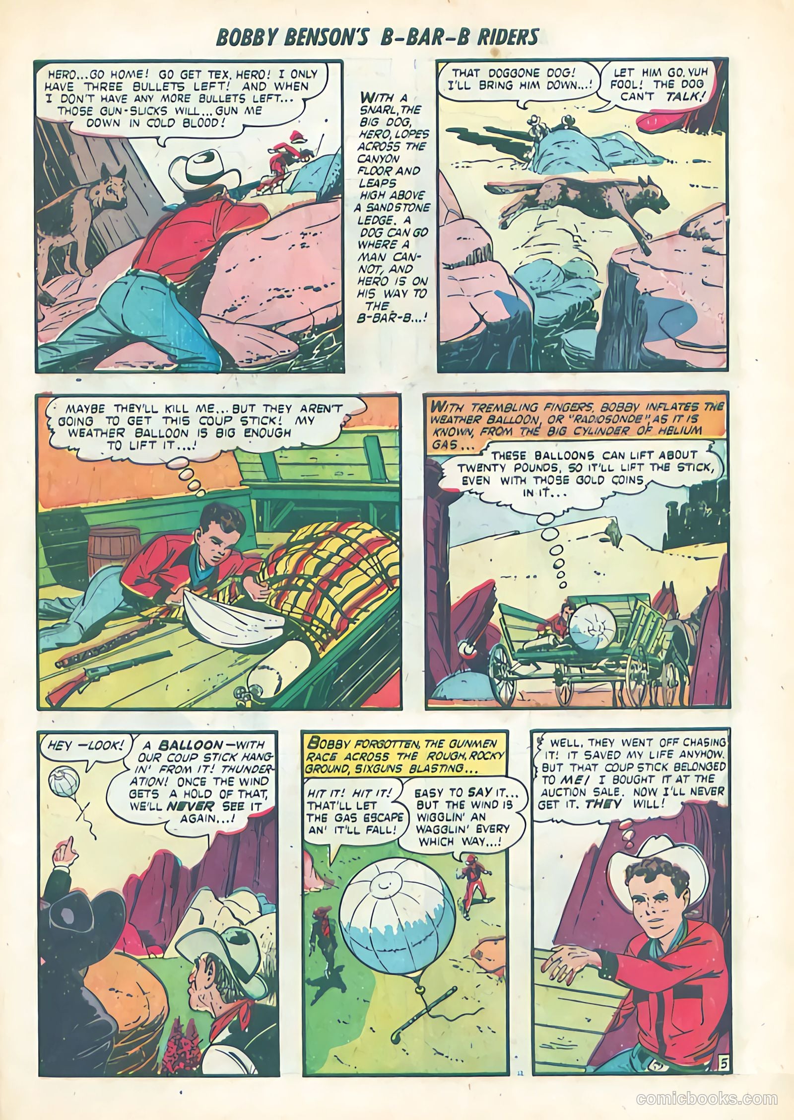 Bobby Benson's B-Bar-B Riders #2 (1950) — page 23 of 36