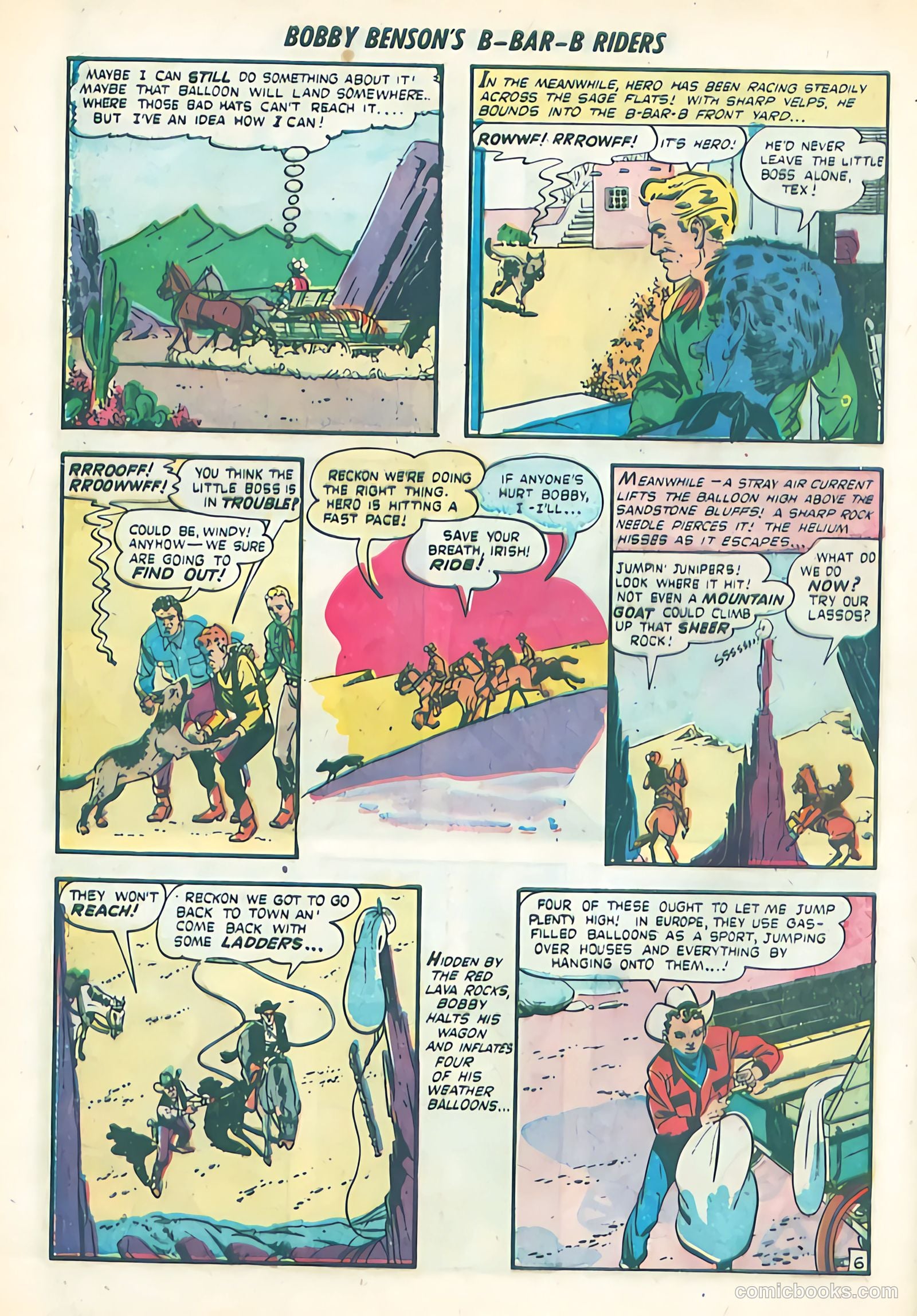 Bobby Benson's B-Bar-B Riders #2 (1950) — page 24 of 36