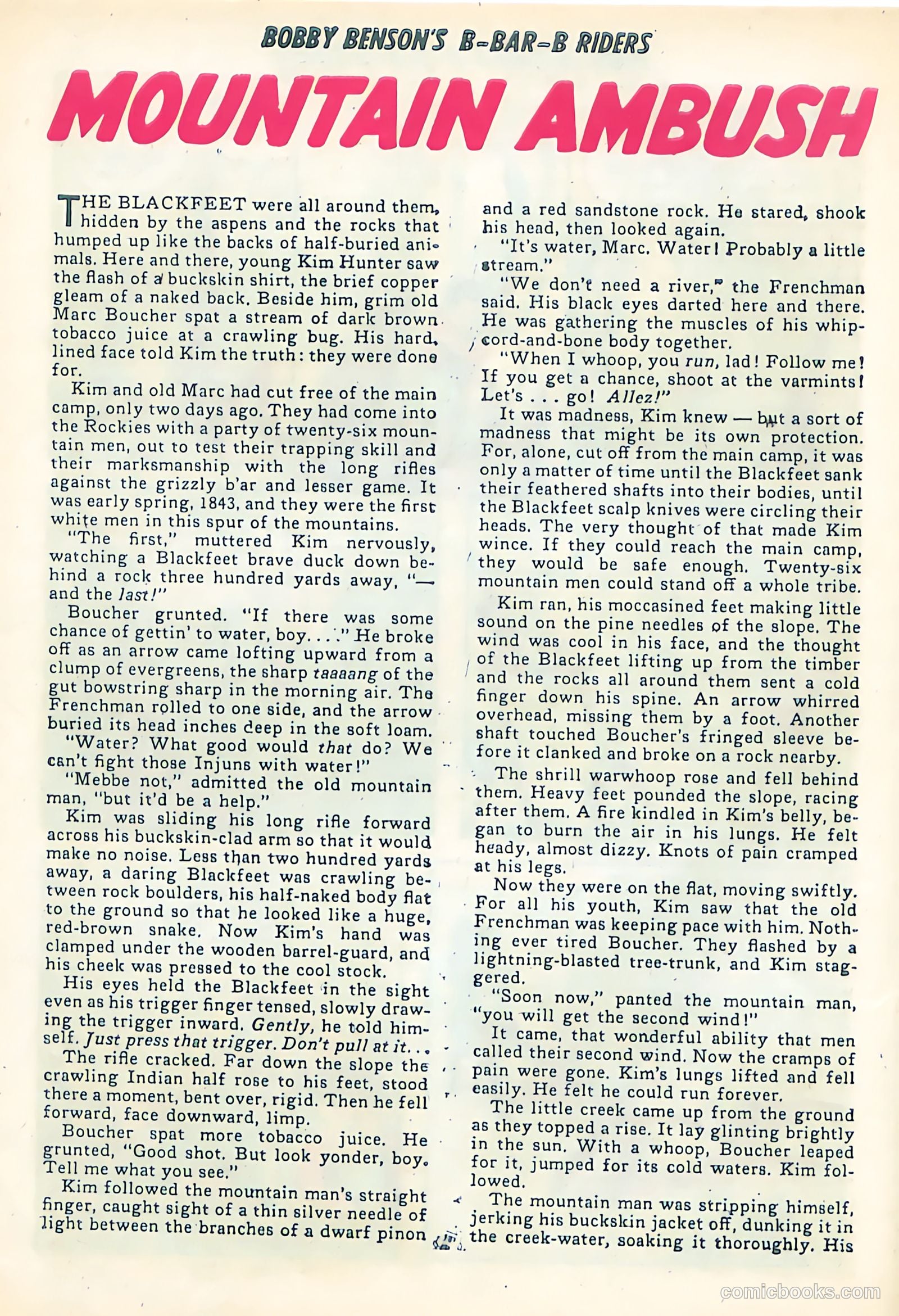 Bobby Benson's B-Bar-B Riders #2 (1950) — page 26 of 36