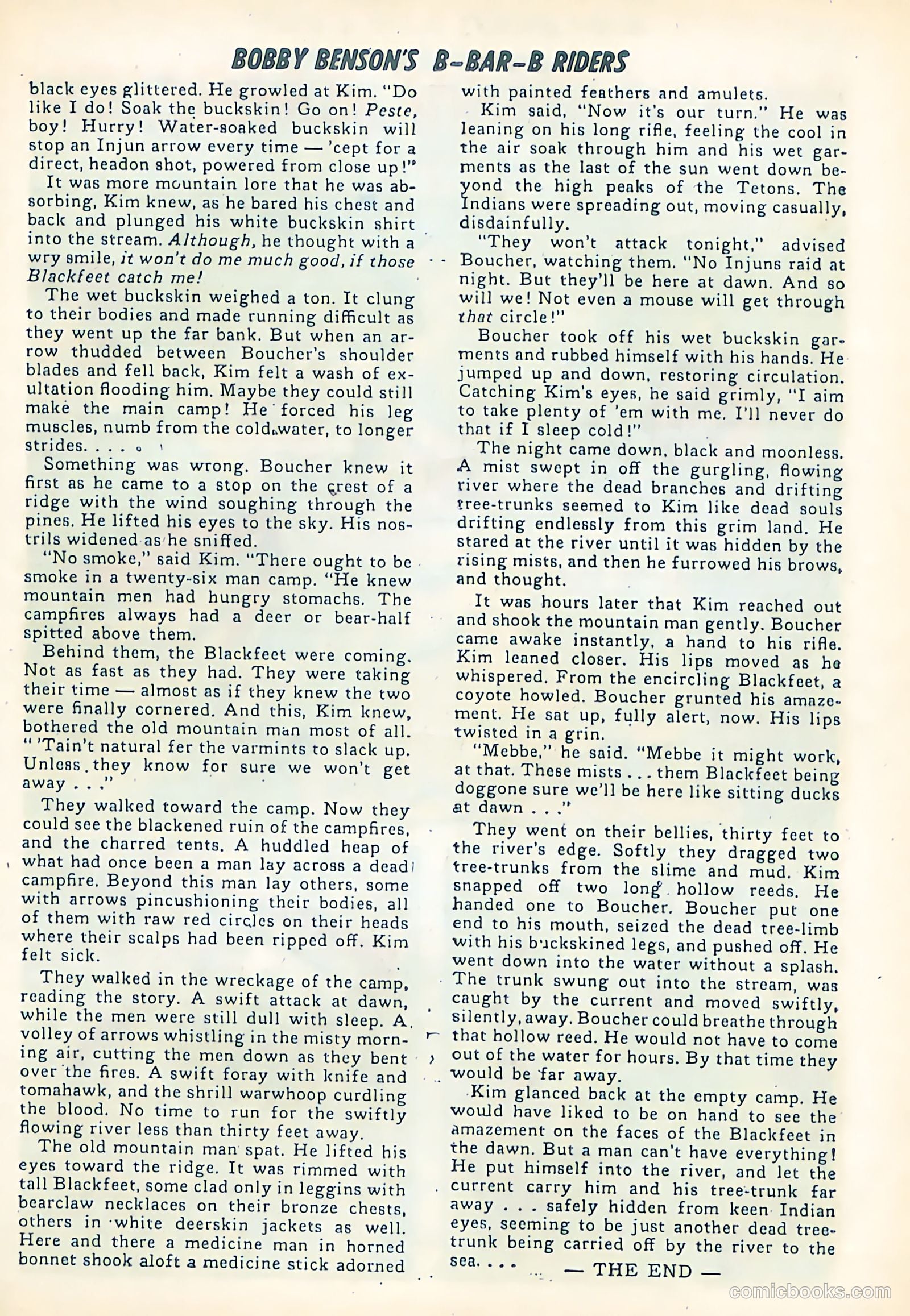 Bobby Benson's B-Bar-B Riders #2 (1950) — page 27 of 36
