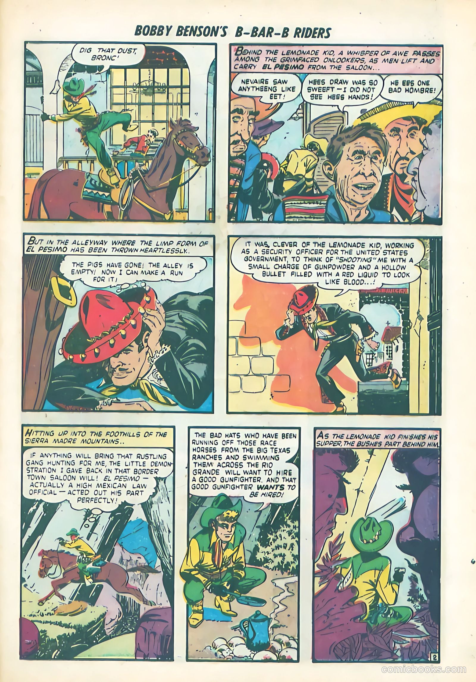 Bobby Benson's B-Bar-B Riders #2 (1950) — page 29 of 36