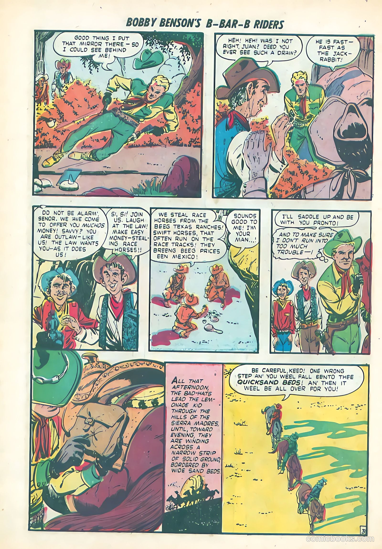Bobby Benson's B-Bar-B Riders #2 (1950) — page 30 of 36