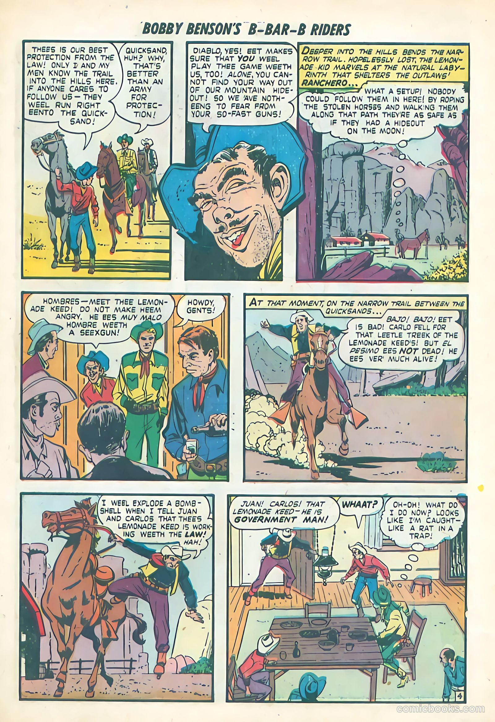 Bobby Benson's B-Bar-B Riders #2 (1950) — page 31 of 36