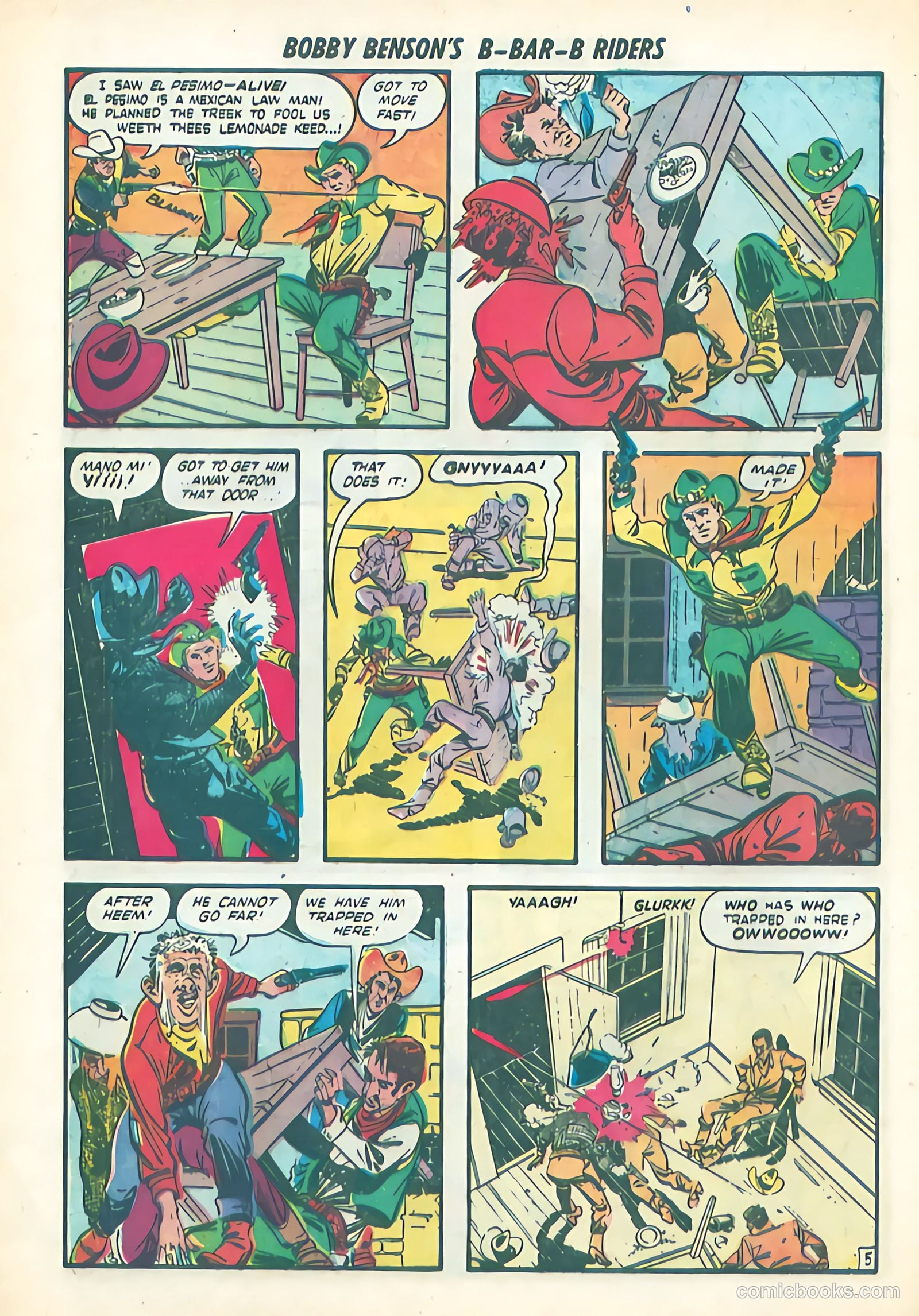 Bobby Benson's B-Bar-B Riders #2 (1950) — page 32 of 36