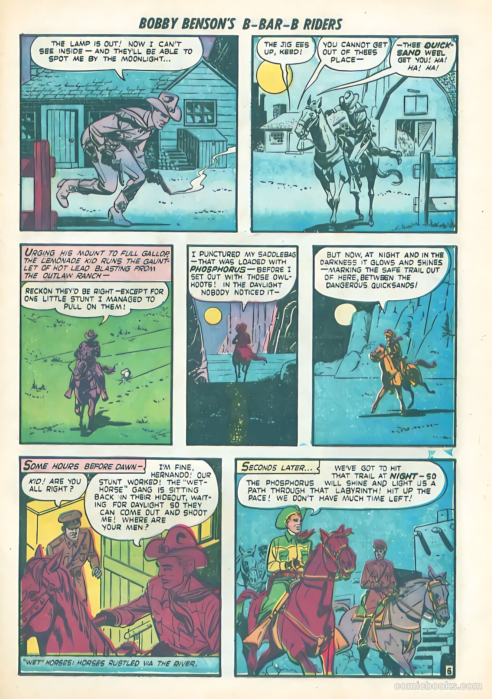 Bobby Benson's B-Bar-B Riders #2 (1950) — page 33 of 36