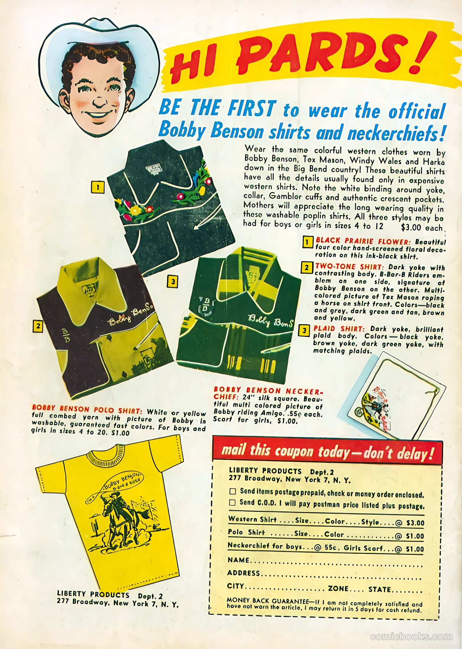 Bobby Benson's B-Bar-B Riders #2 (1950) — page 36 of 36