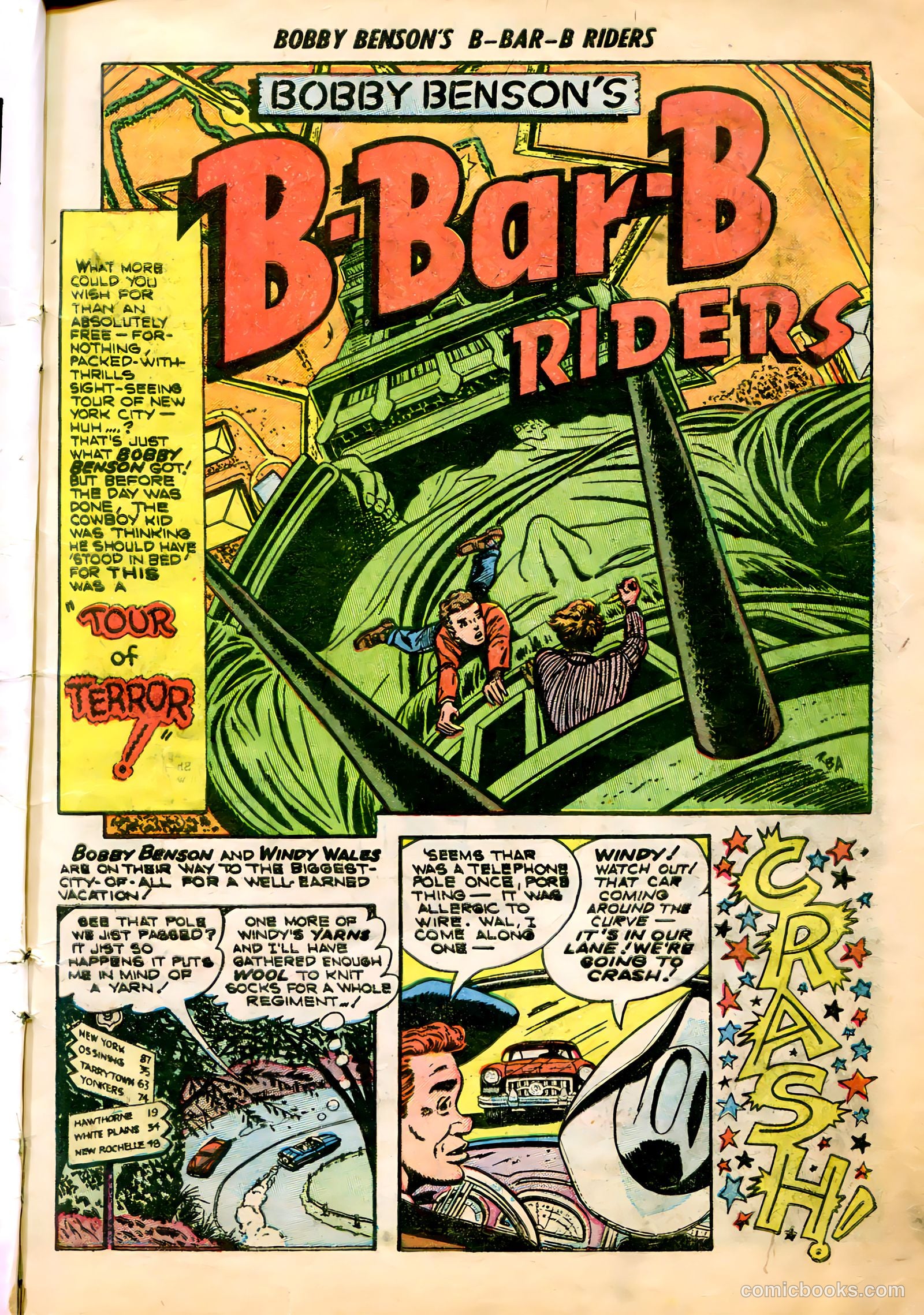 Bobby Benson's B-Bar-B Riders #20 (1953) — page 3 of 36
