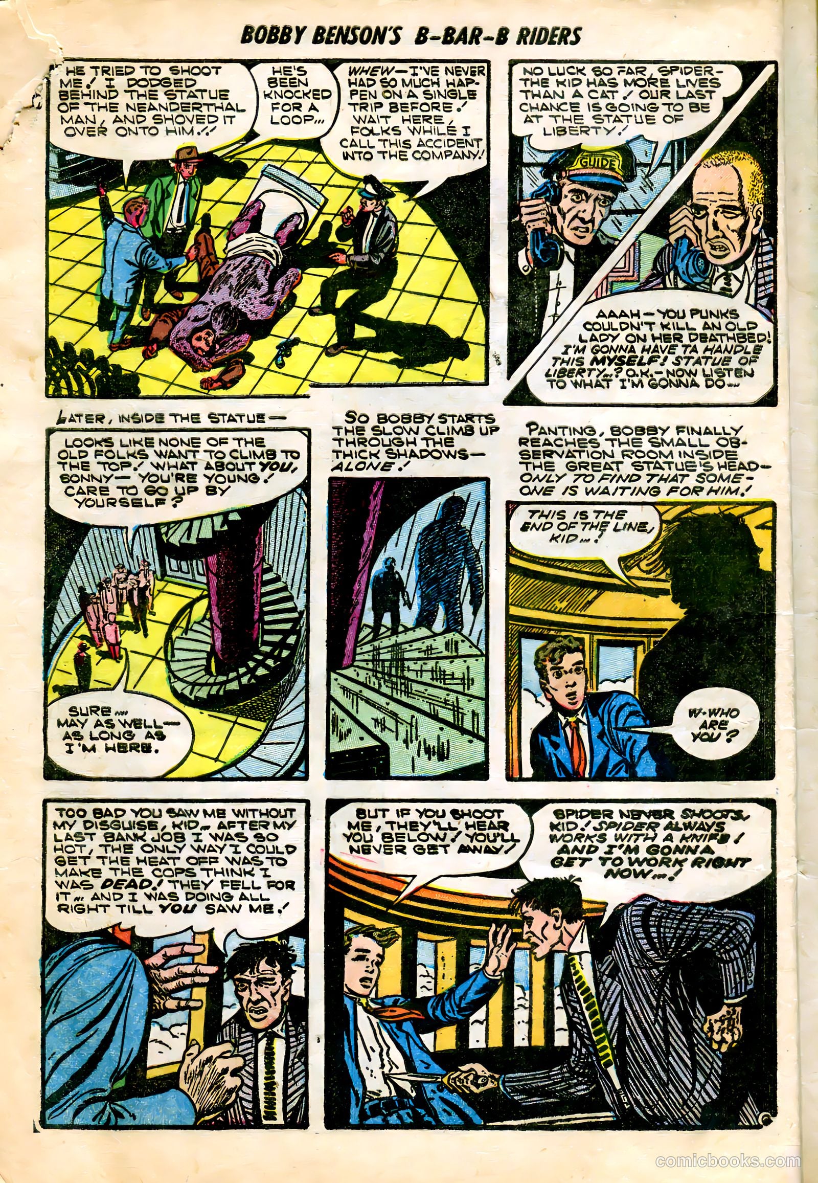 Bobby Benson's B-Bar-B Riders #20 (1953) — page 8 of 36