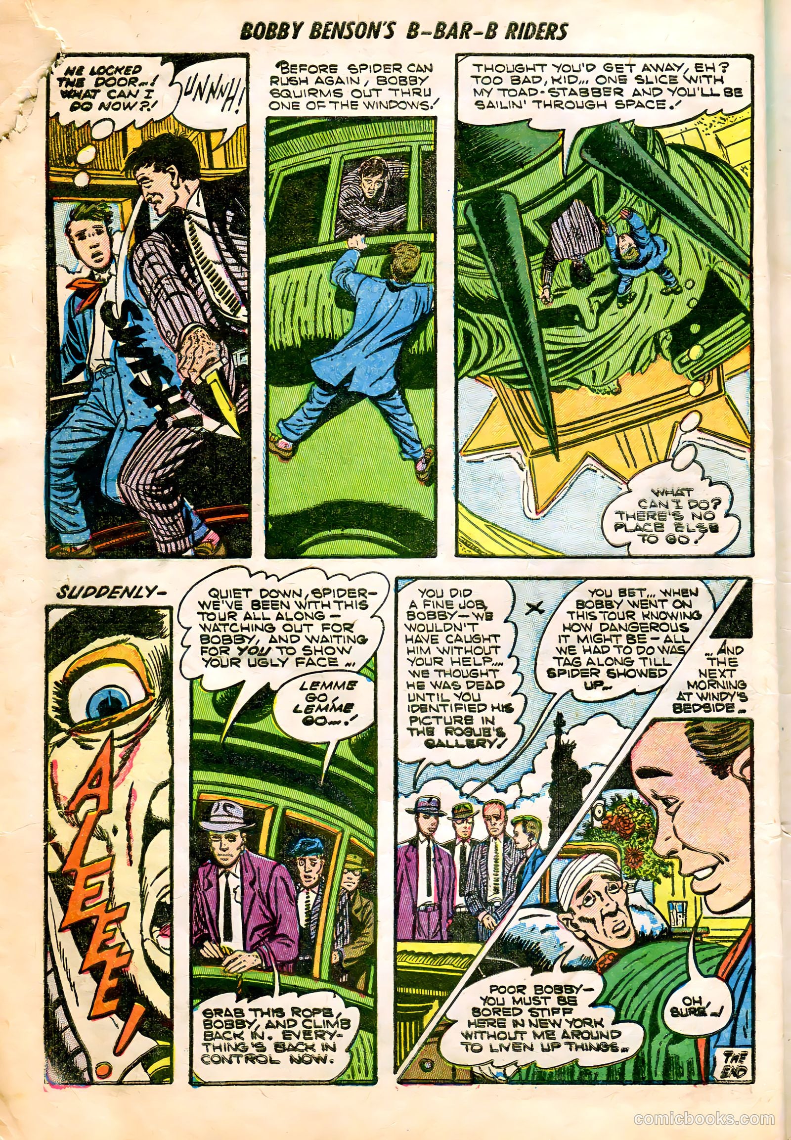 Bobby Benson's B-Bar-B Riders #20 (1953) — page 9 of 36
