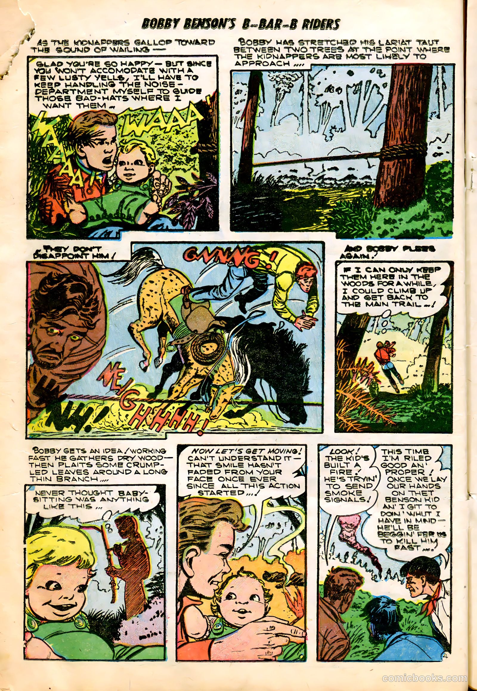 Bobby Benson's B-Bar-B Riders #20 (1953) — page 14 of 36