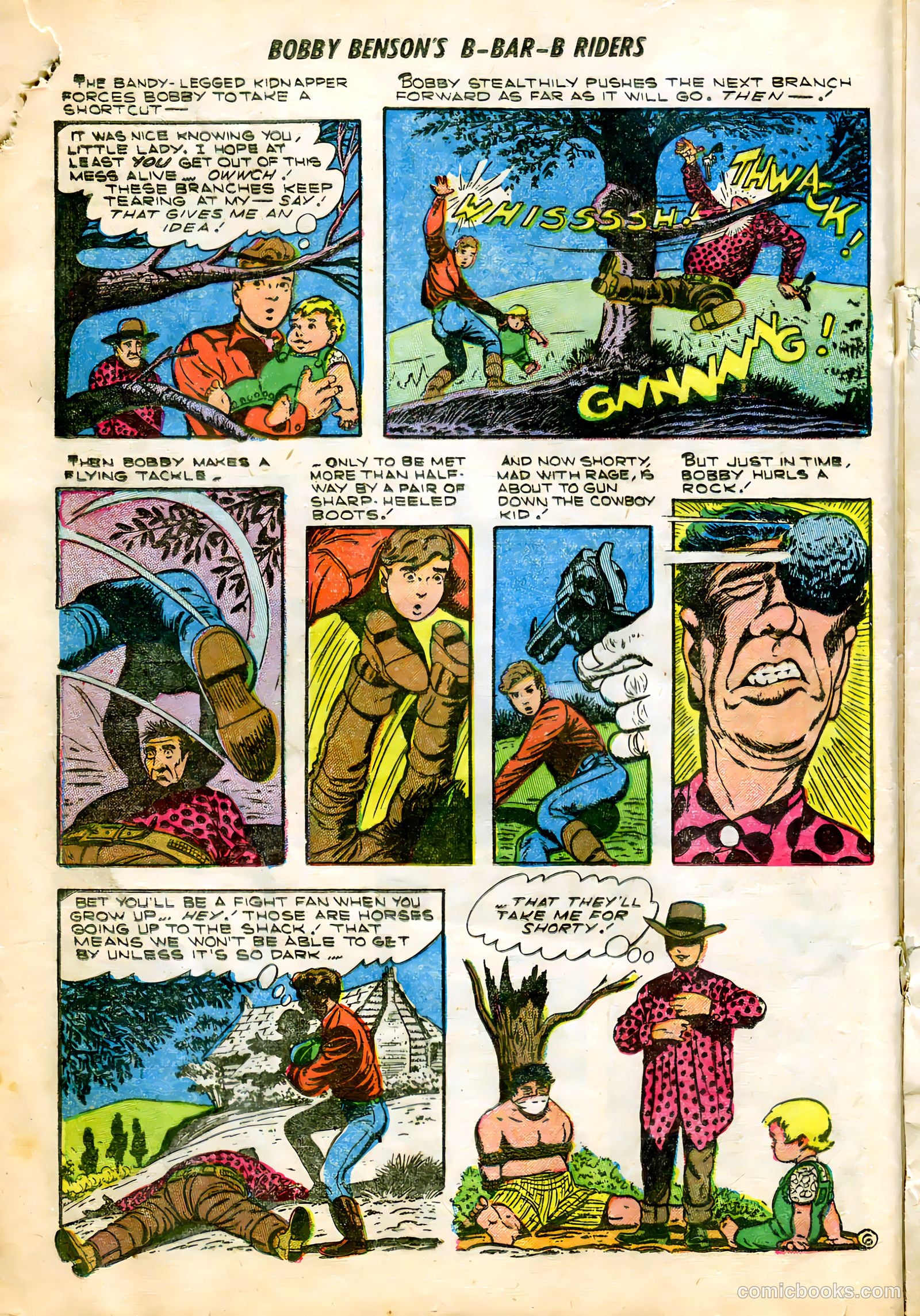 Bobby Benson's B-Bar-B Riders #20 (1953) — page 16 of 36