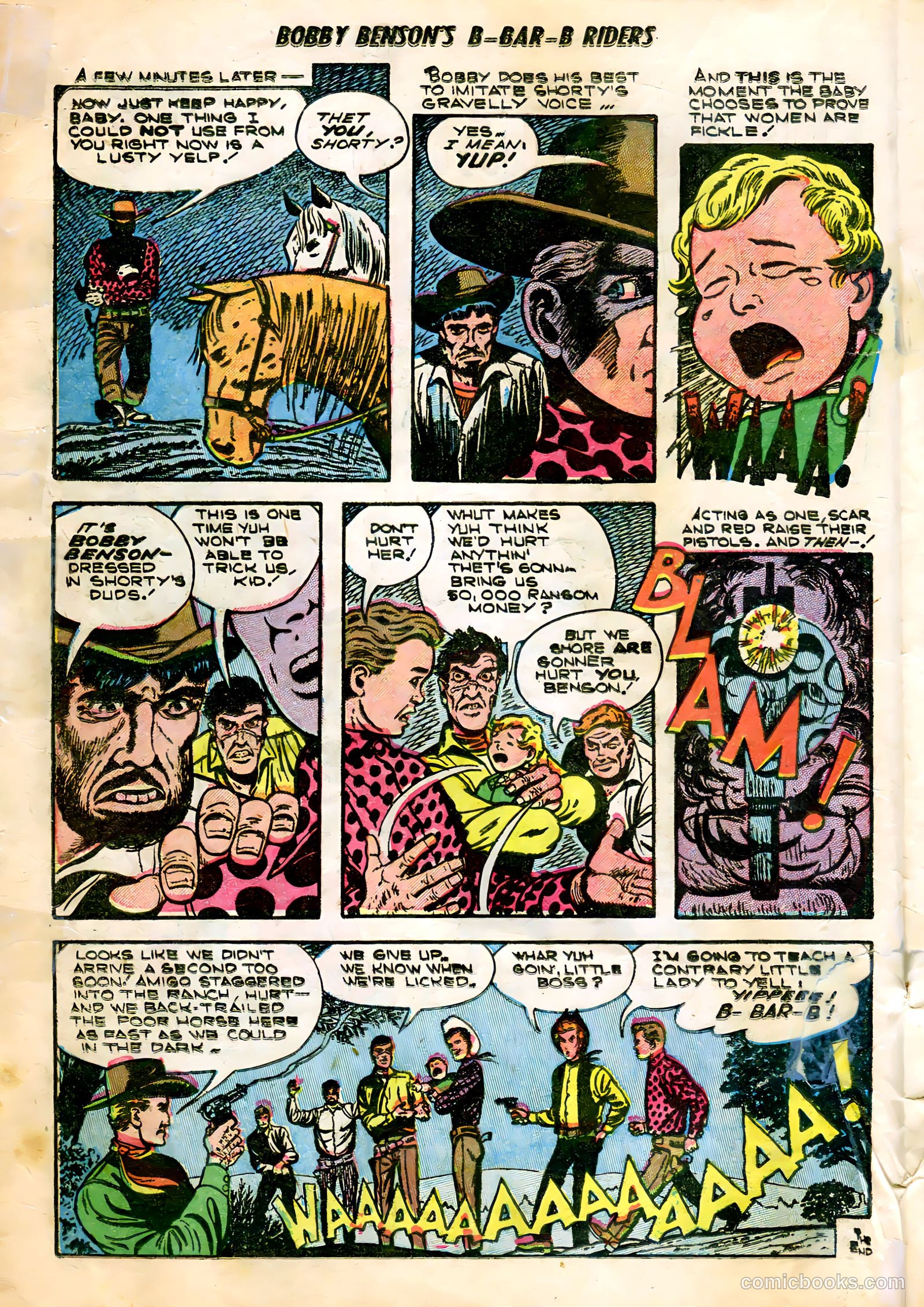 Bobby Benson's B-Bar-B Riders #20 (1953) — page 17 of 36
