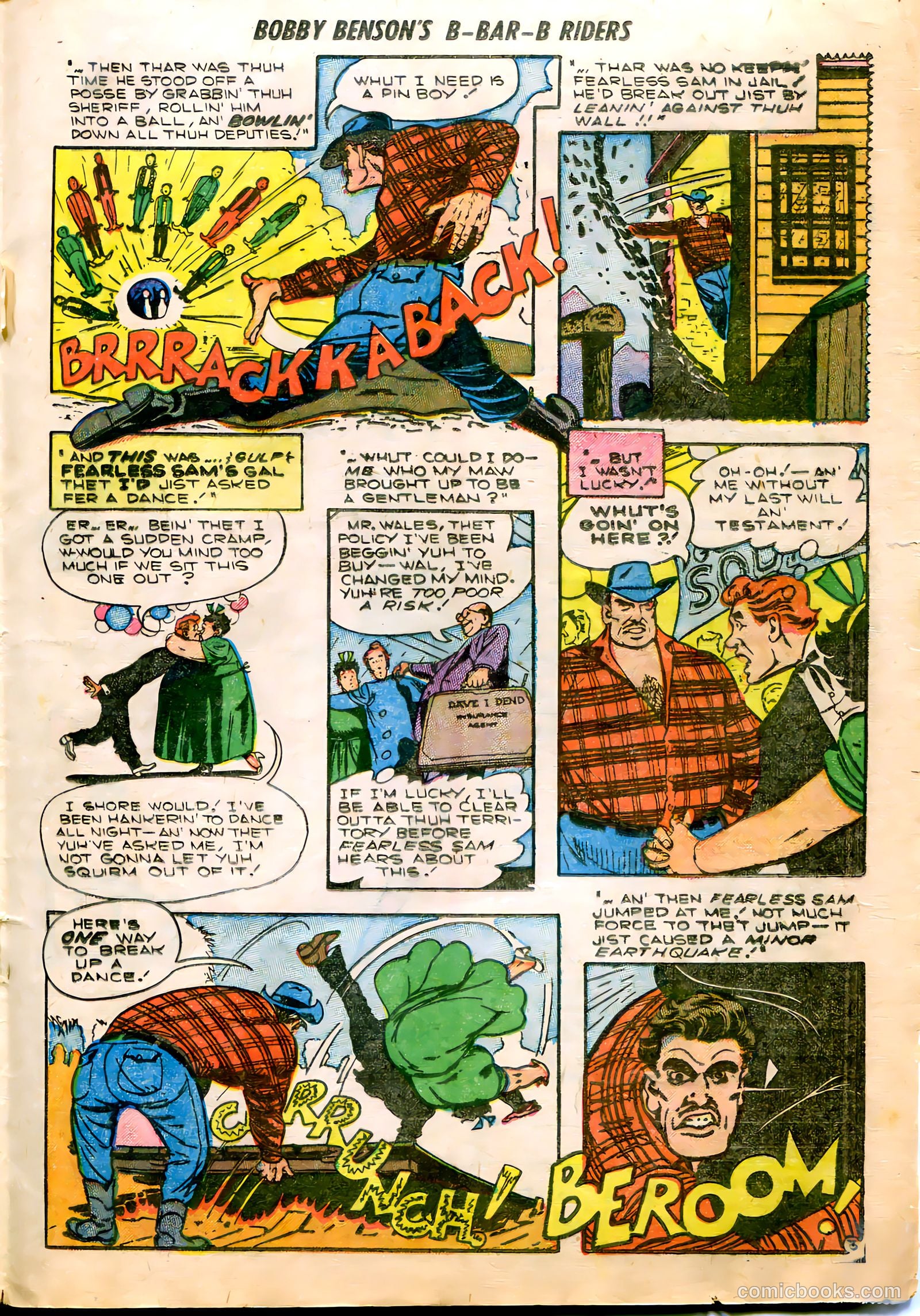 Bobby Benson's B-Bar-B Riders #20 (1953) — page 21 of 36
