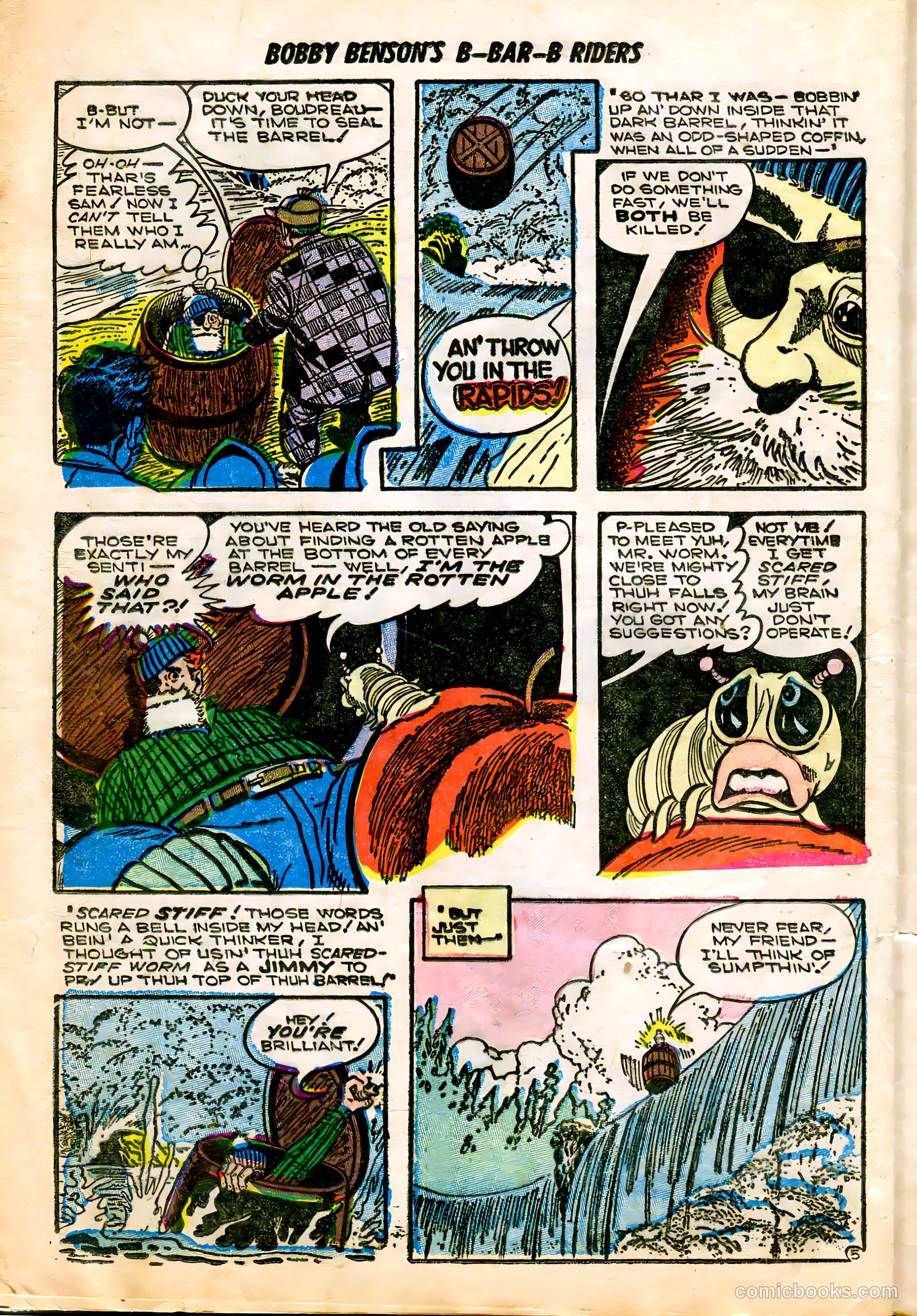 Bobby Benson's B-Bar-B Riders #20 (1953) — page 23 of 36