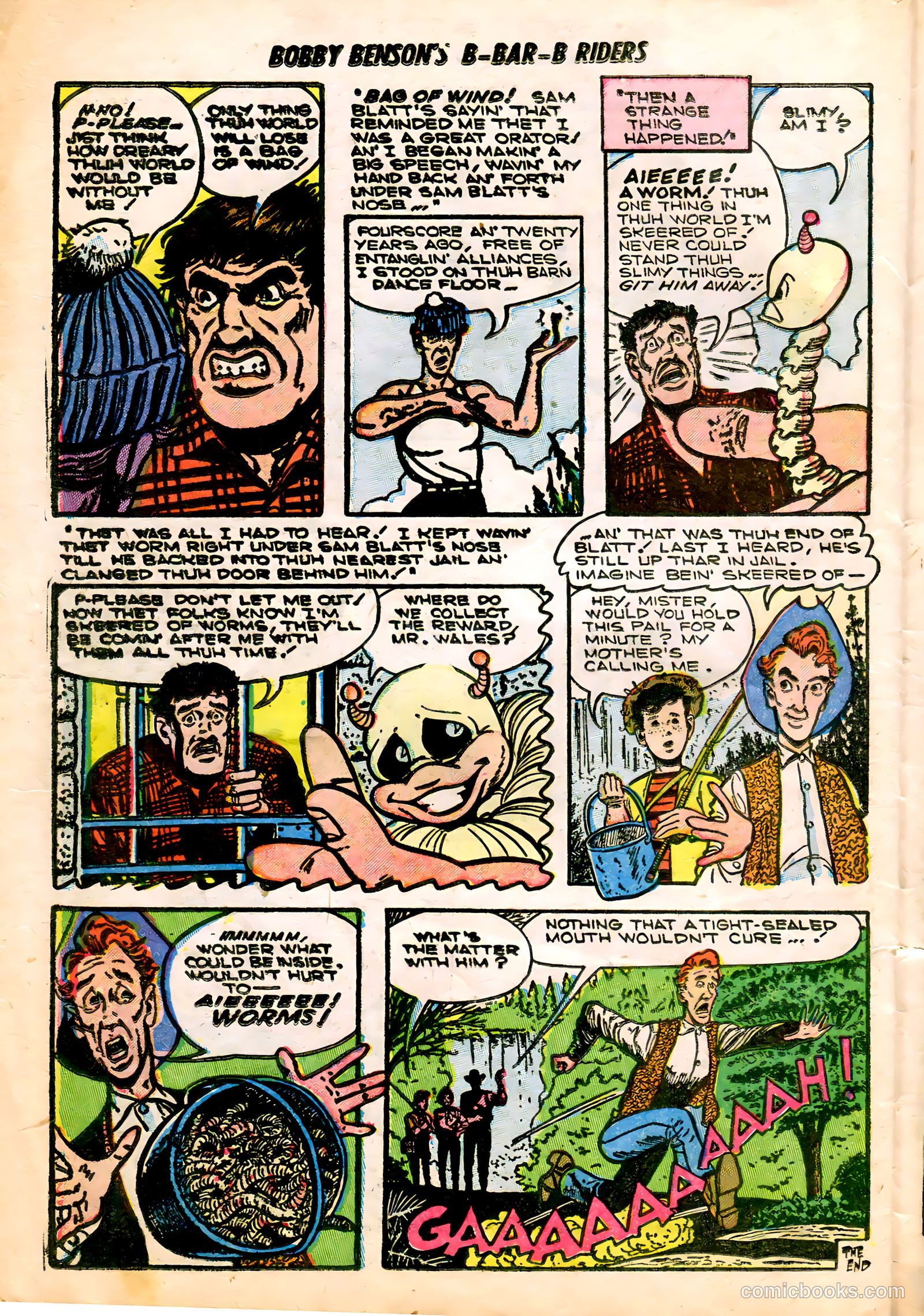 Bobby Benson's B-Bar-B Riders #20 (1953) — page 25 of 36