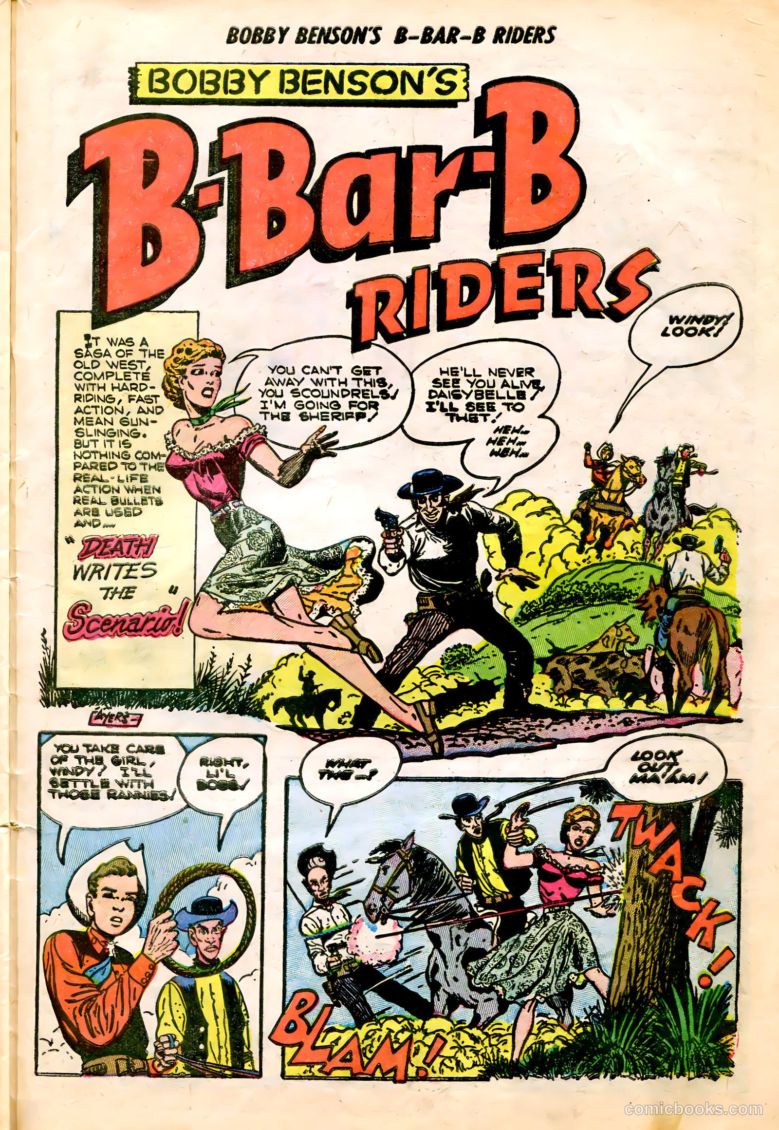 Bobby Benson's B-Bar-B Riders #20 (1953) — page 27 of 36