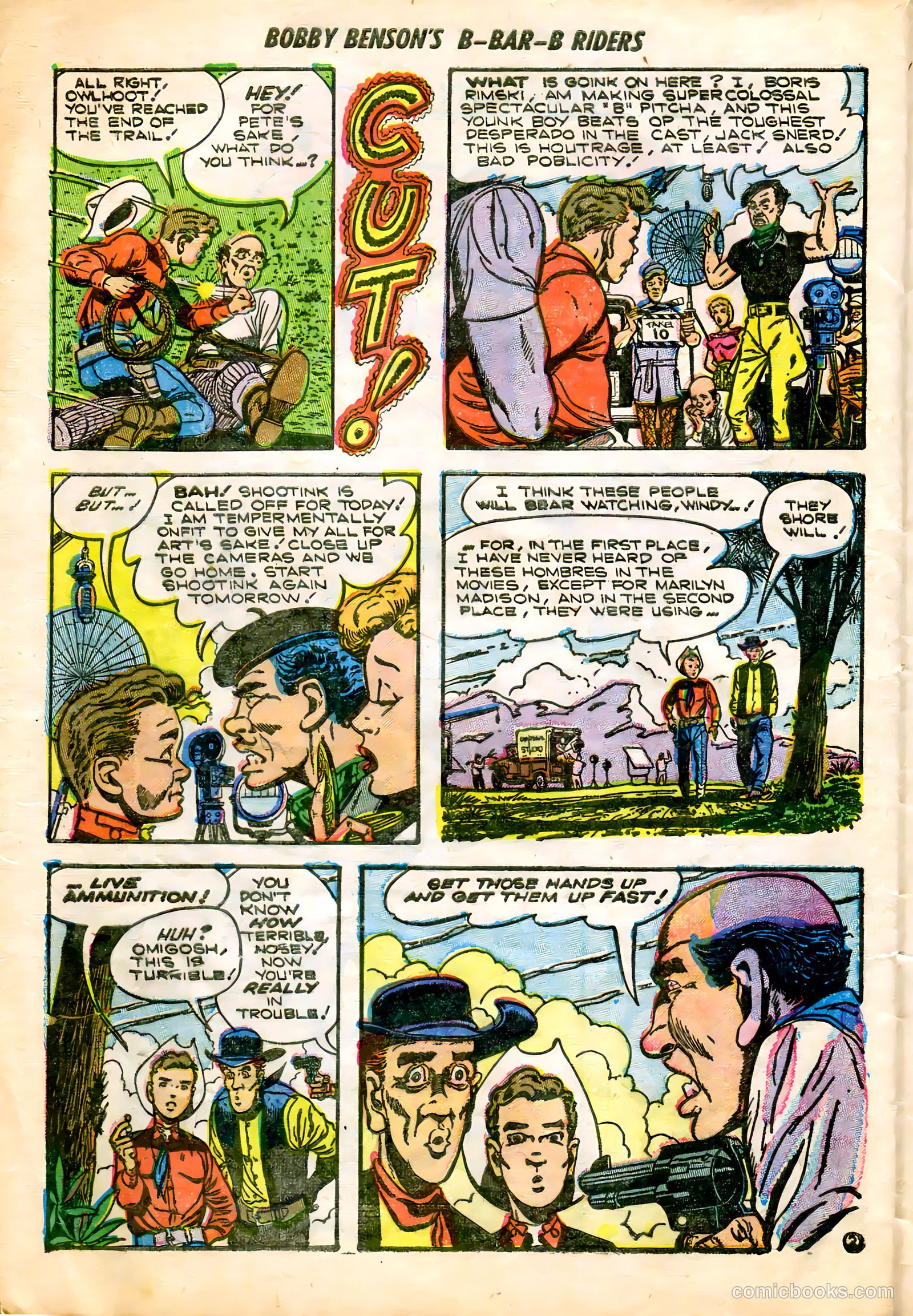 Bobby Benson's B-Bar-B Riders #20 (1953) — page 28 of 36